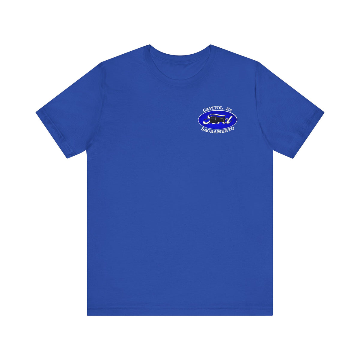 Capitol A's (single small logo) Unisex Soft Short Sleeve Tee