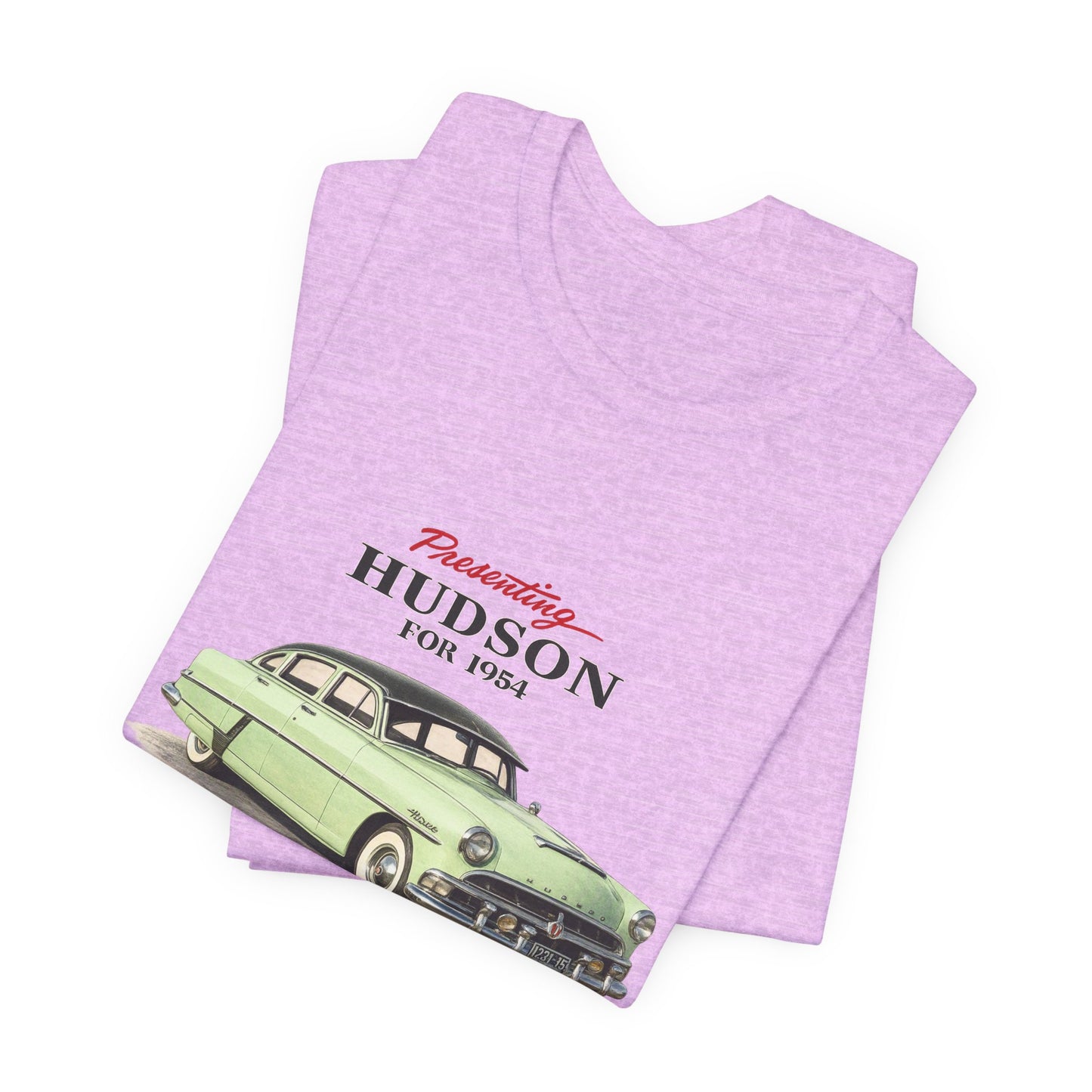 1954 Hudson Hornet Vintage Car Tee — Green Classic Automobile Graphic T-Shirt (RonR)