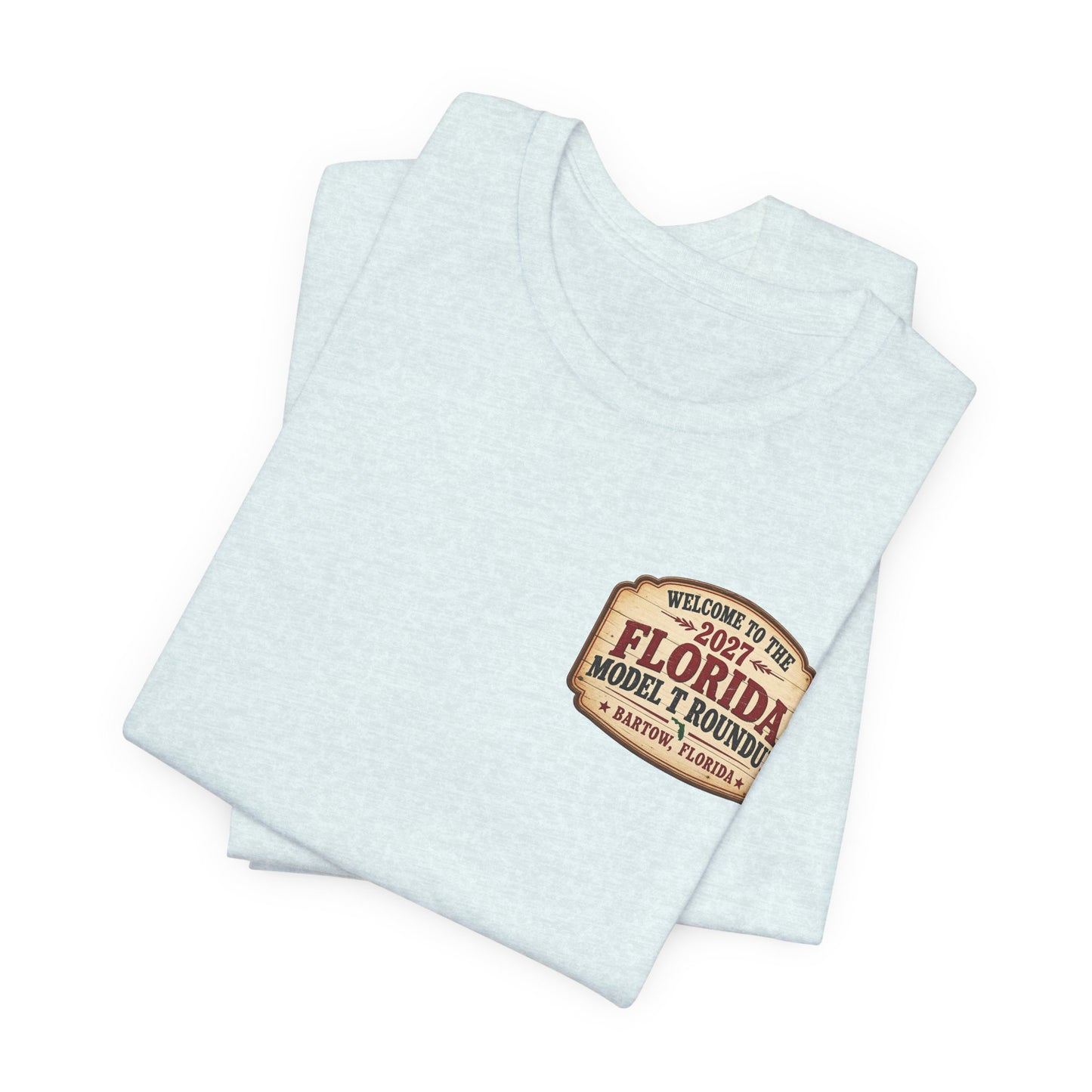 Florida Model T Roundup 2027 Soft-Style T-Shirt - Front and Back Graphics