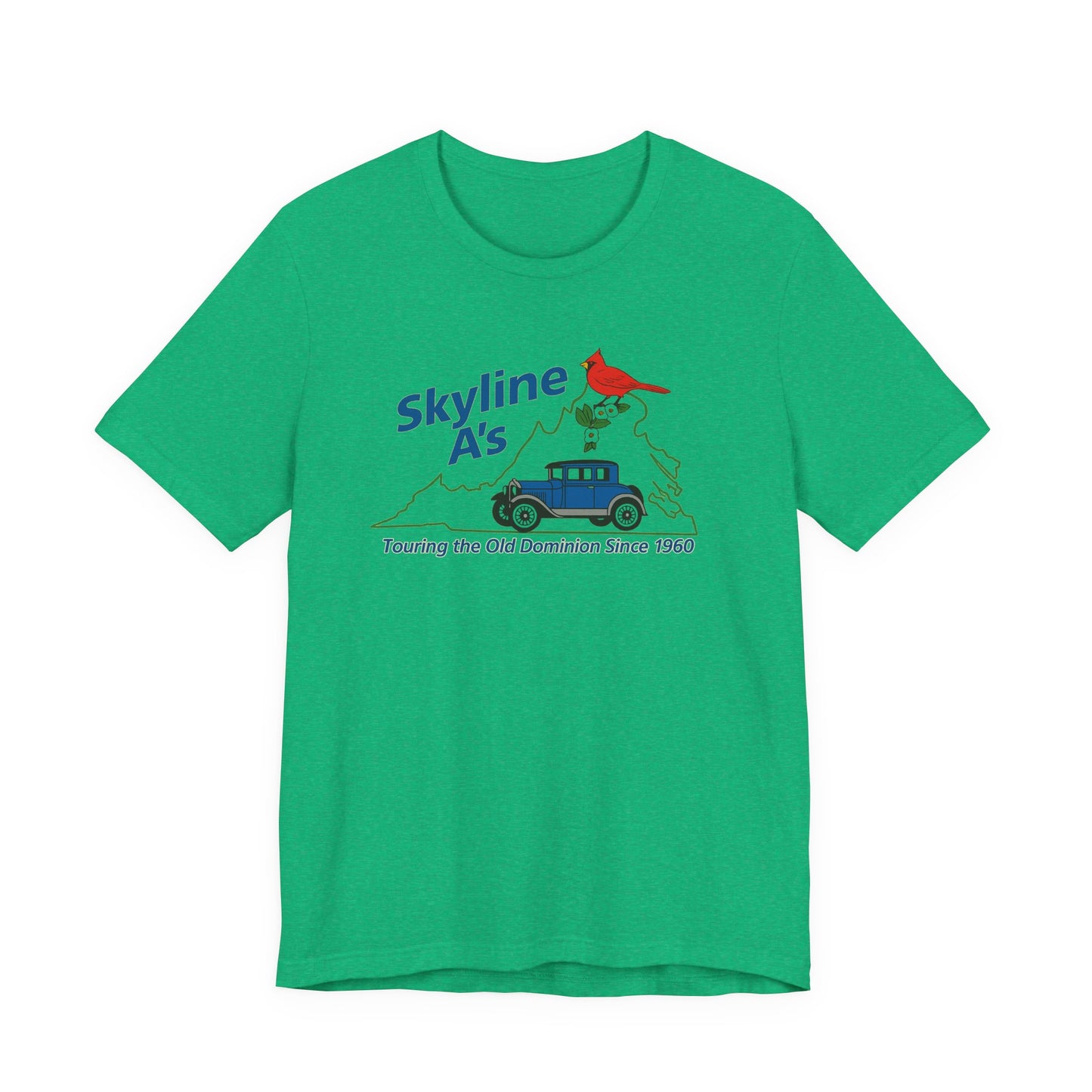 Skyline A's Virginia Roadtrip T-Shirt – "Touring the Old Dominion Since 1960"