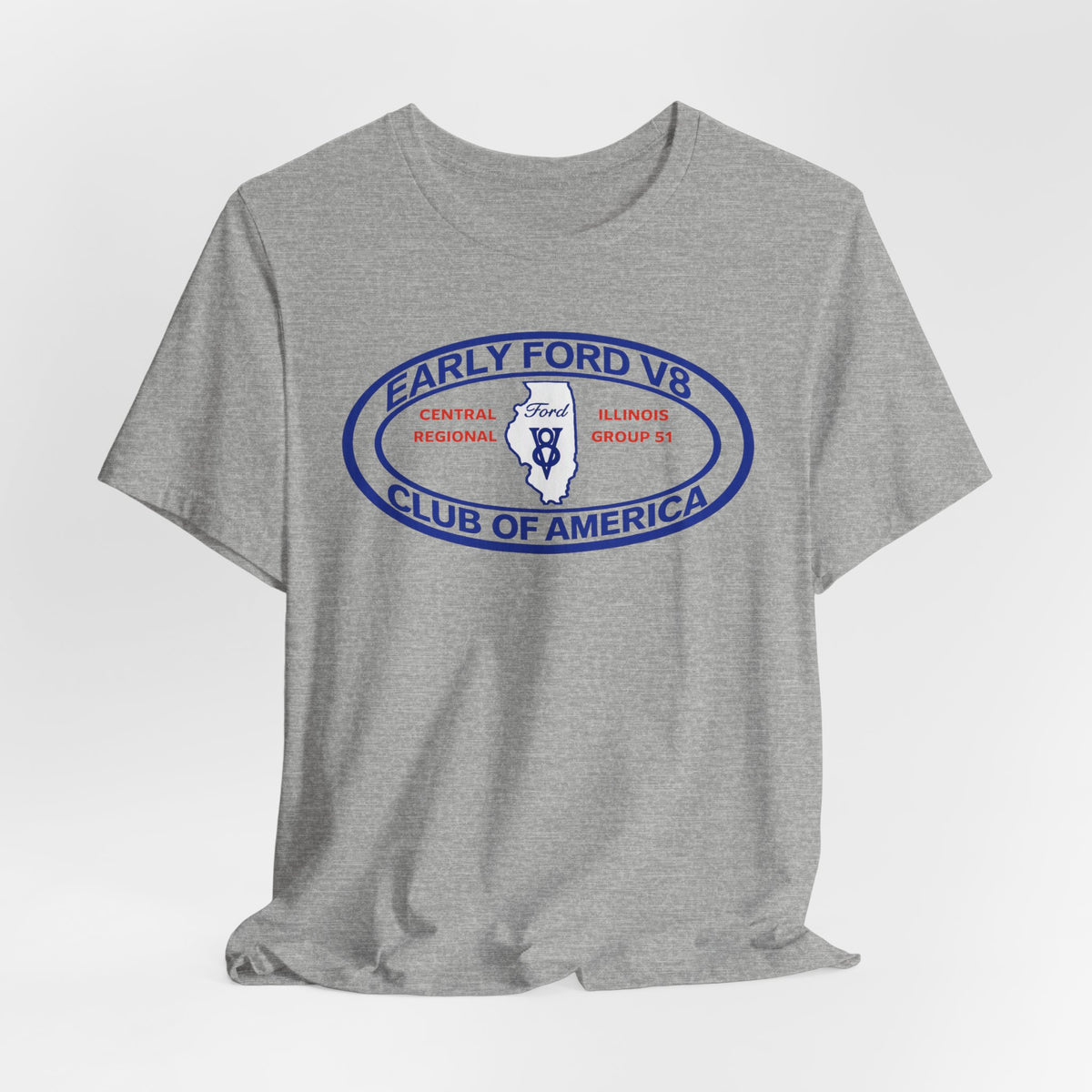 Central Illinois Early Ford V8 T‑Shirt — Unisex Soft Short Sleeve Tee