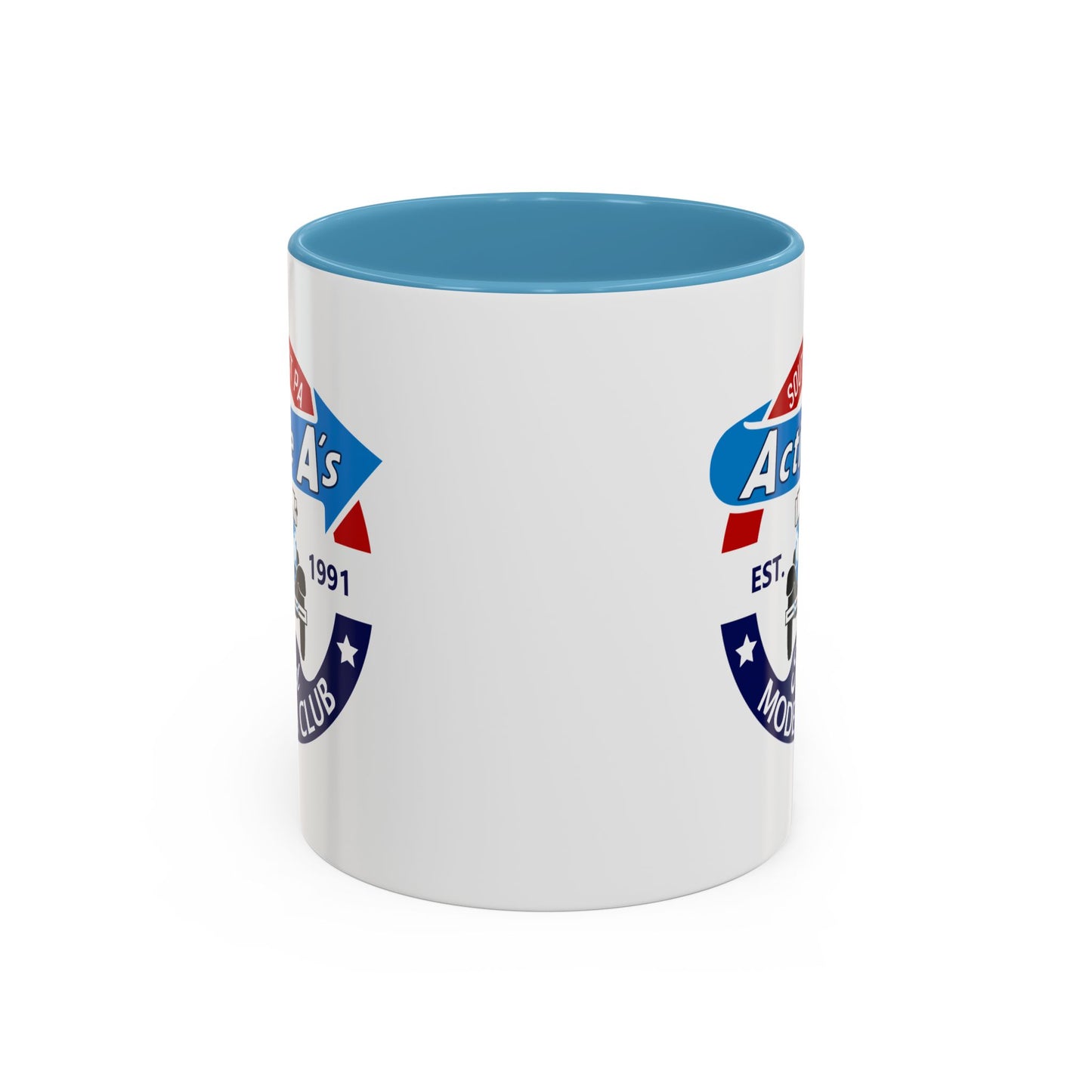 Ford Model A Club Coffee Mug — "Active A's" Southeast PA Vintage Car Design (11/15 oz)