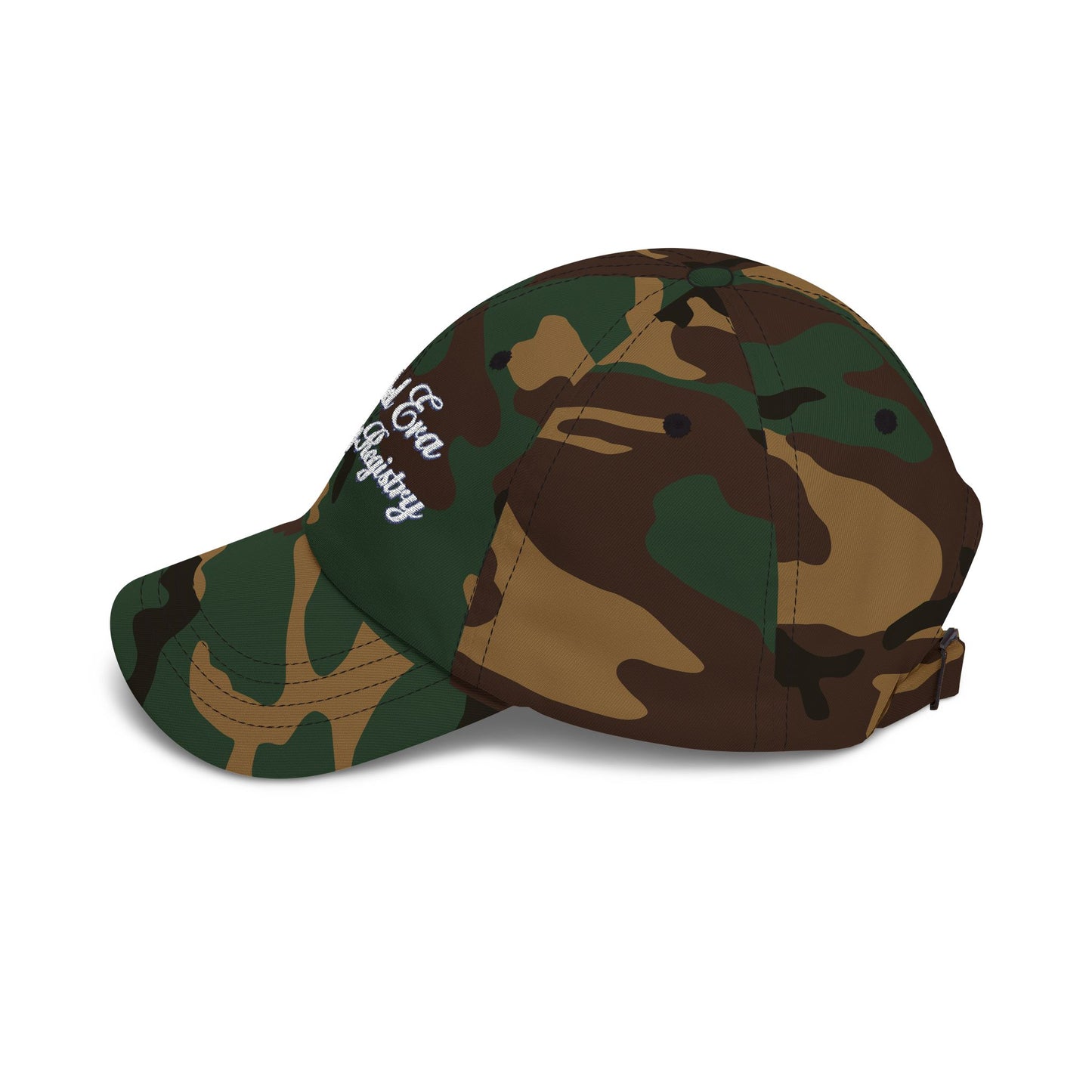 Nickel Era Touring Registry Embroidered Dad Cap — Gold Script