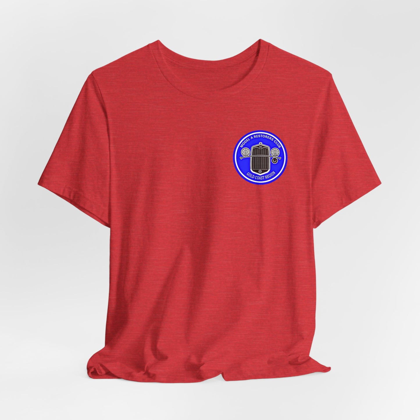 Gold Coast Region Model A Restorers Club T-Shirt (small logo)