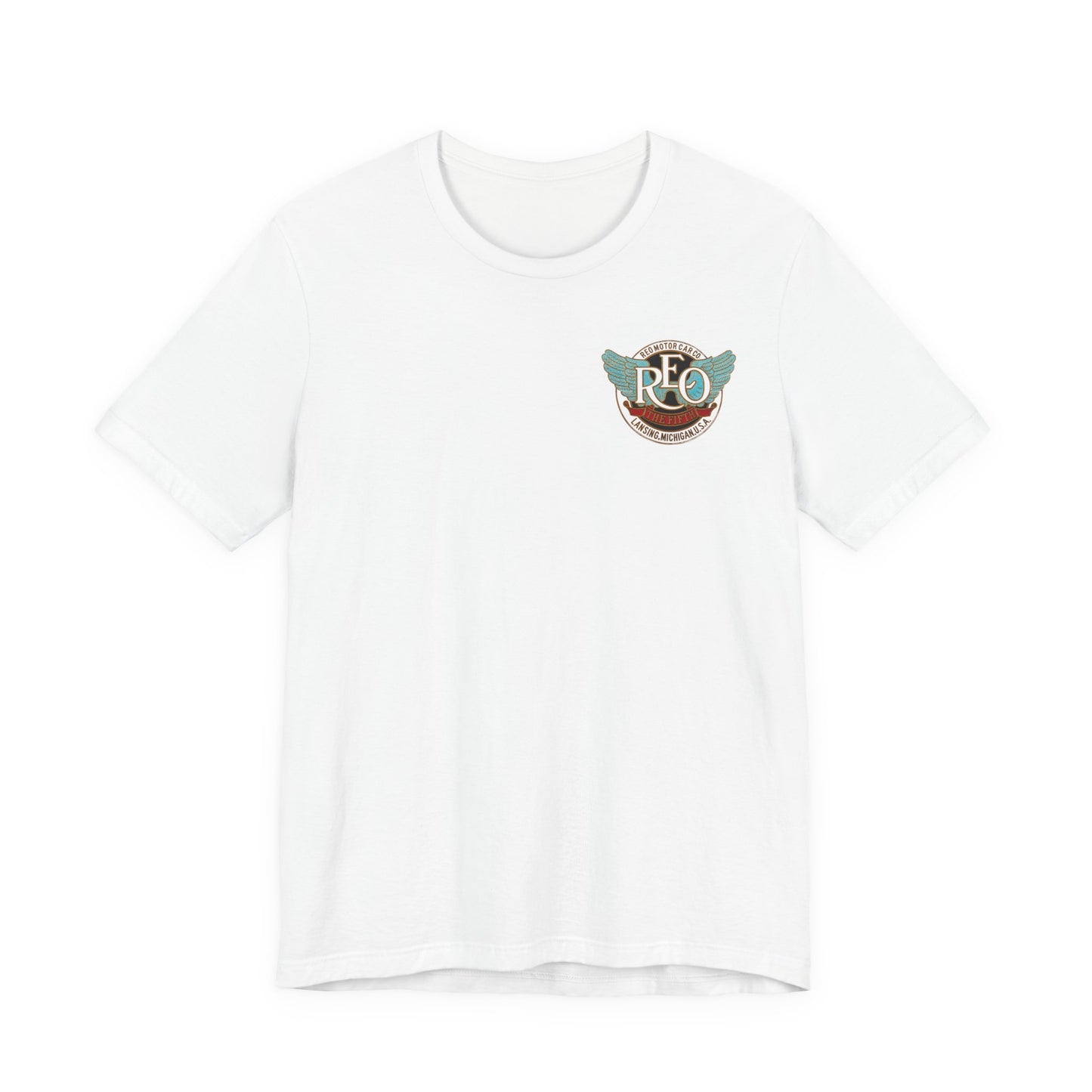 REO The Fifth 1912-1919 Logo T‑Shirt — Vintage REO Chest Emblem Tee
