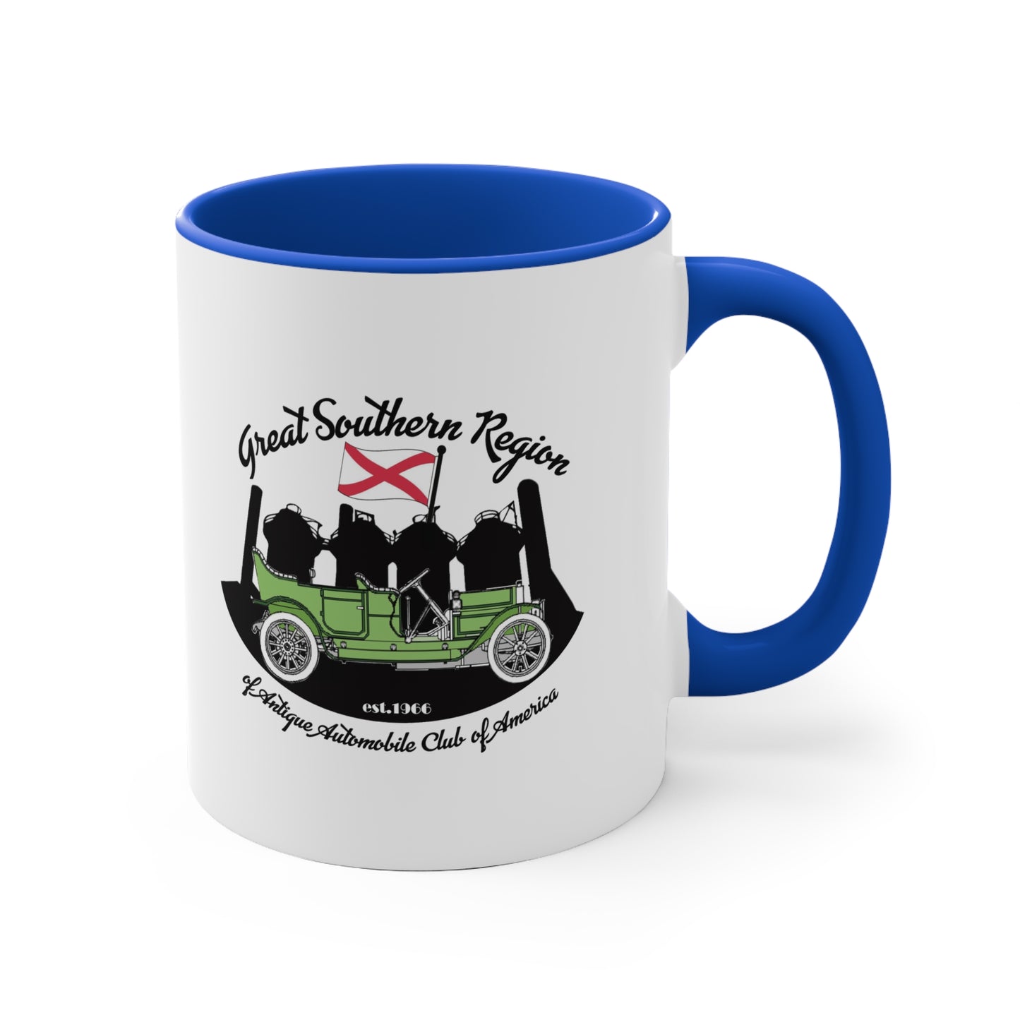 Great Southern Region AACA Accent Mug — Great Southern Region Vintage Automobile Club Design