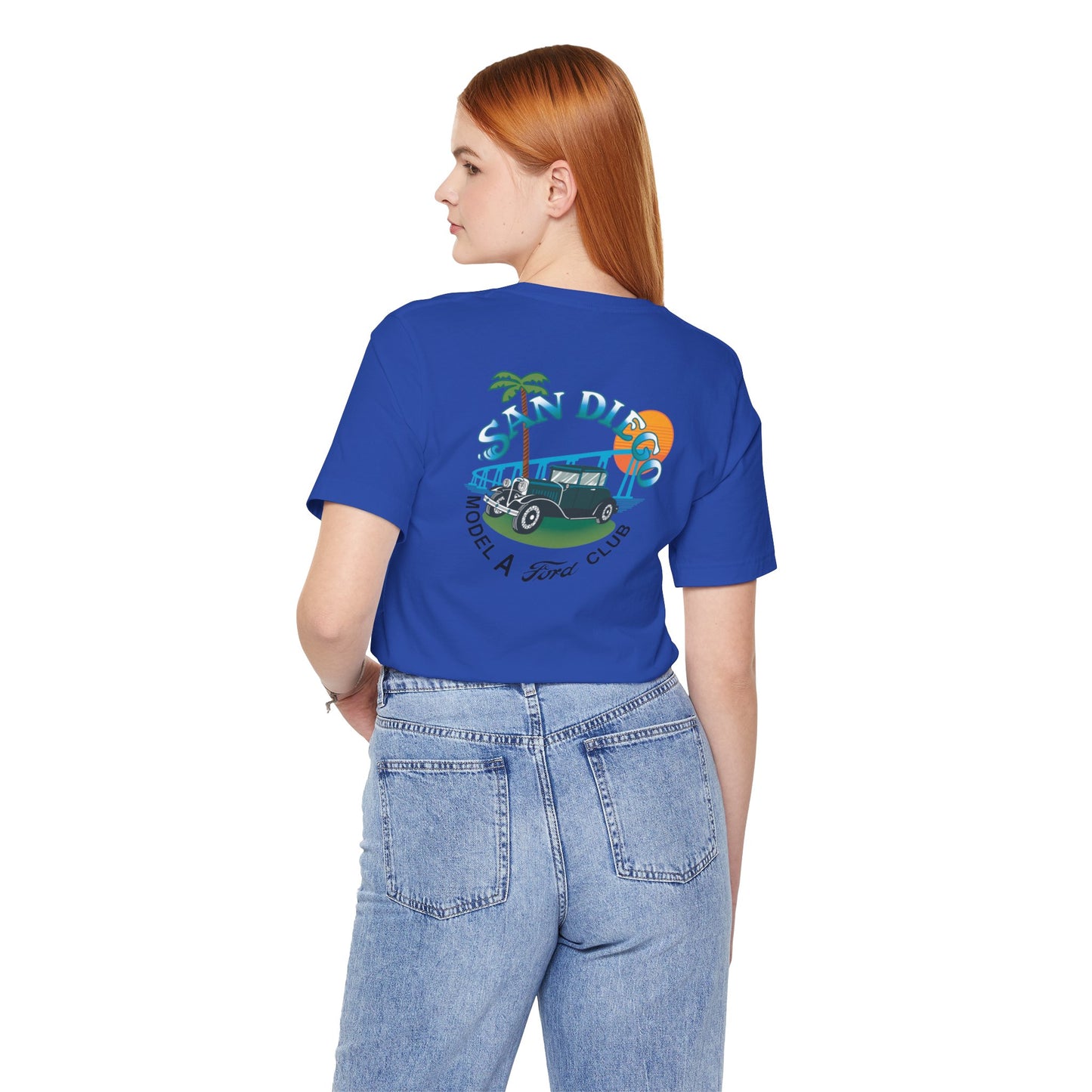 San Diego Model A Ford Club Tee — Vintage Car Sunset Shirt