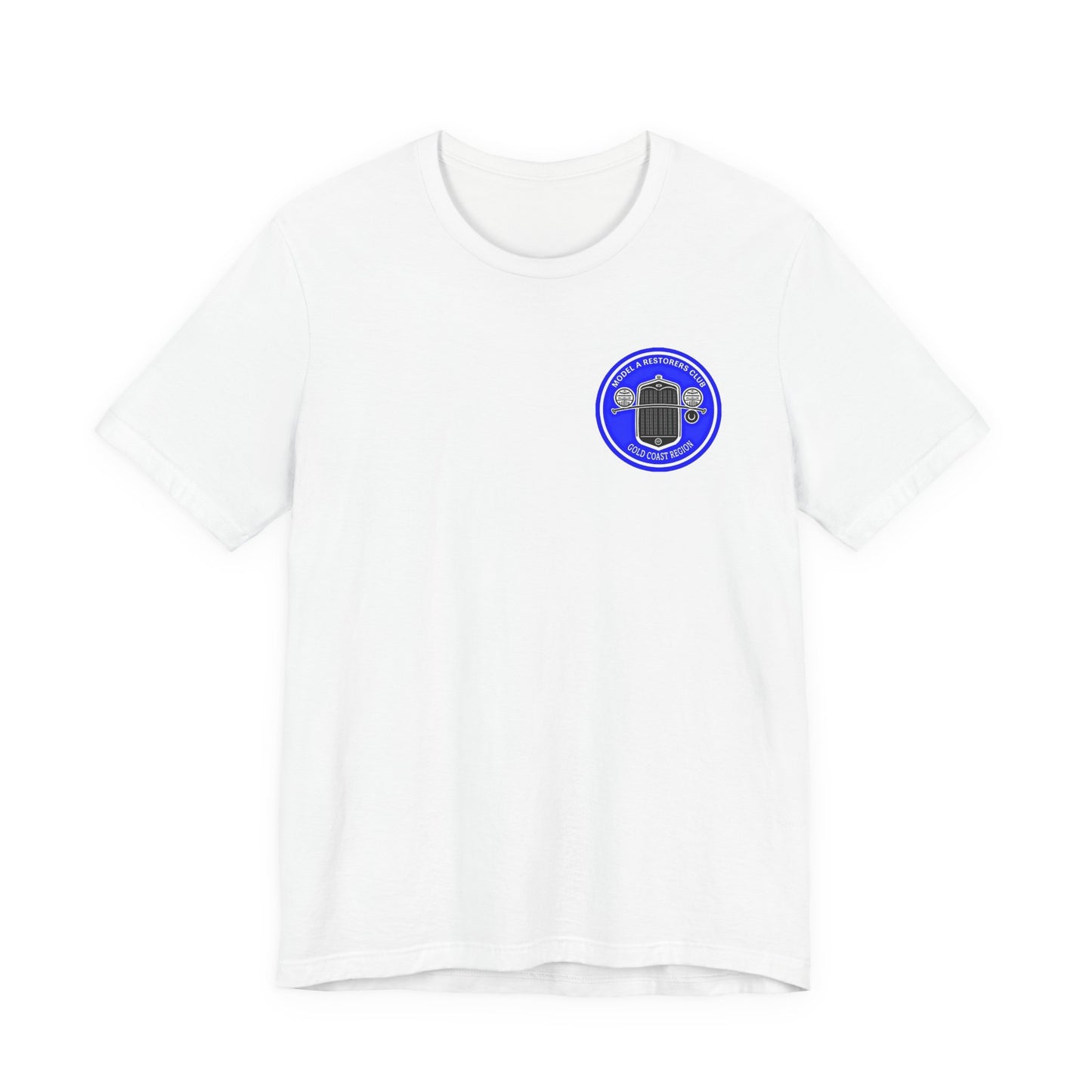 Gold Coast Region Model A Restorers Club T-Shirt (small logo)