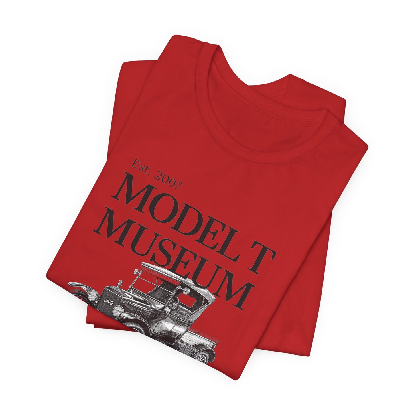1925 Model T Pickup "Bradley" Museum Tee — Vintage Ford Model T Illustration (Richmond, Indiana)