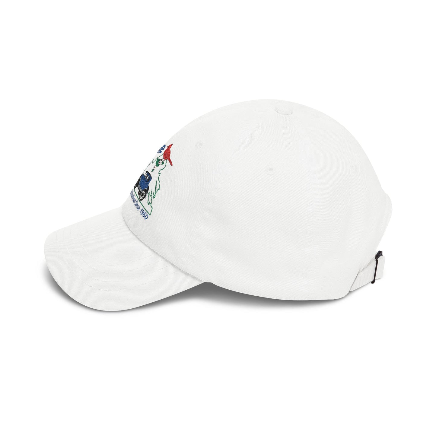 Skyline A's Embroidered Dad Hat — Vintage Car & Cardinal Design