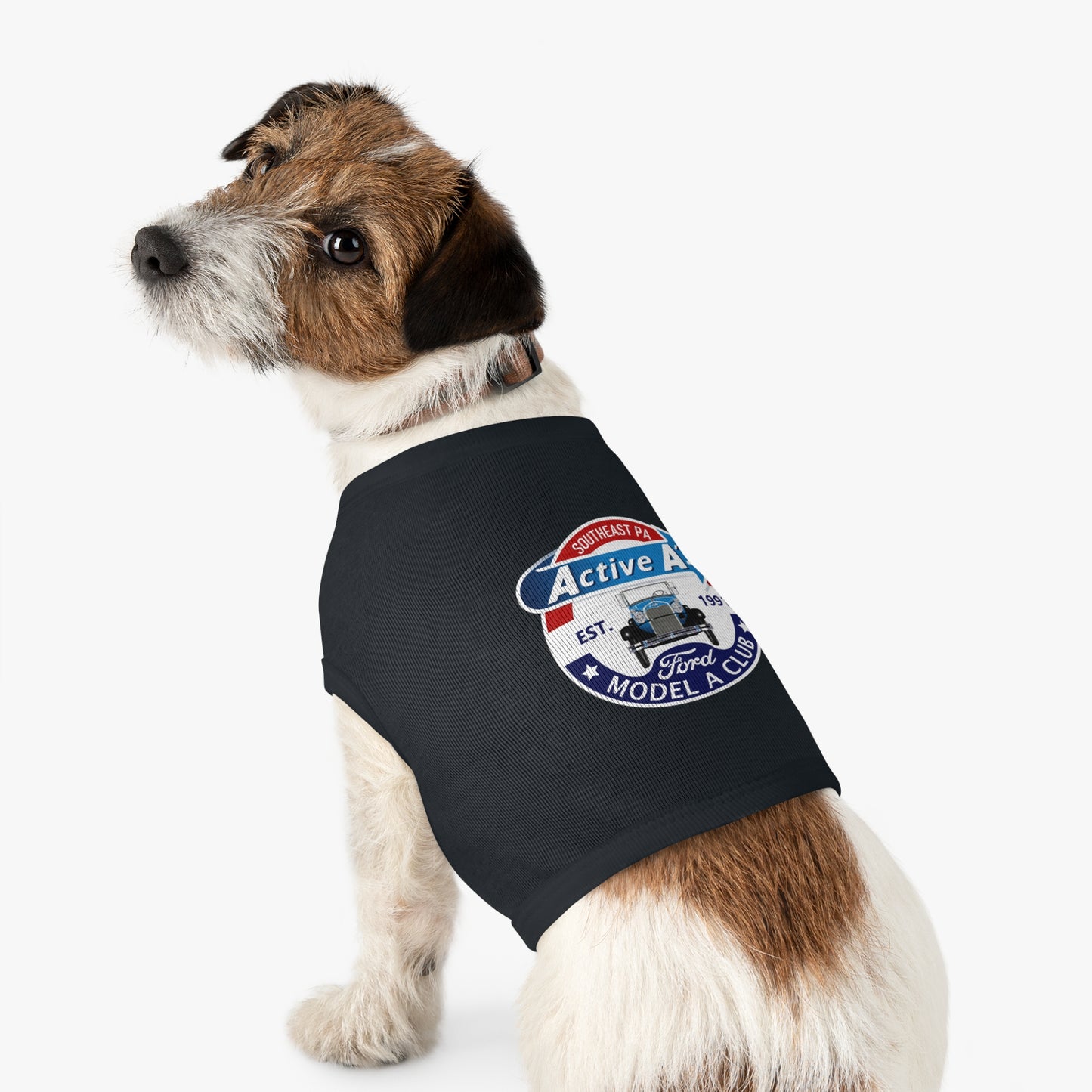Active A's Ford Model A Club Logo Dog Shirt