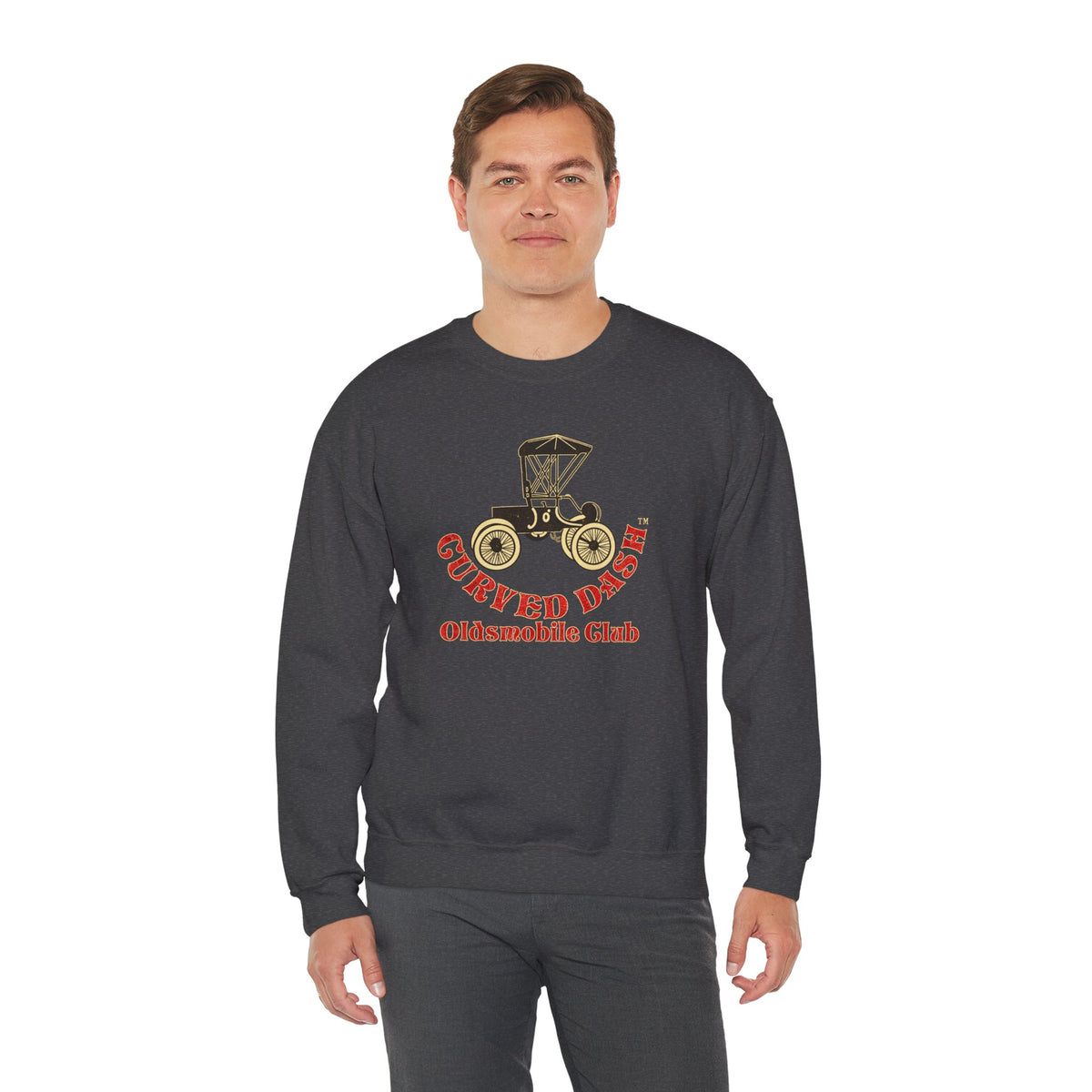 Curved Dash Oldsmobile Club Crewneck Sweatshirt