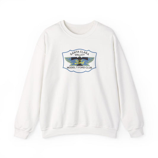 Santa Clara Valley Model T Ford Club (front and back print) Unisex Heavy Blend™ Crewneck Sweatshirt