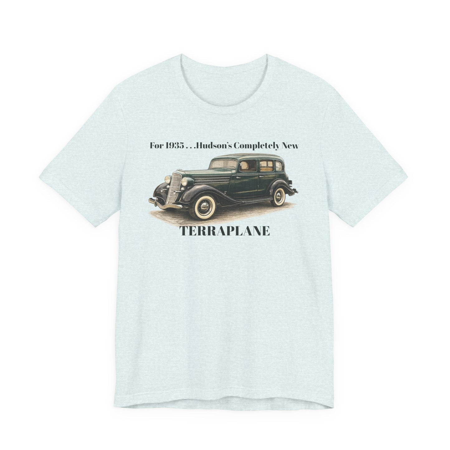 1935 Hudson Terraplane Classic Auto T‑Shirt Tee – Unisex Jersey Short Sleeve Tee (BJ)