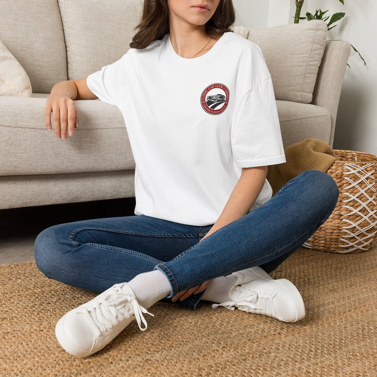 Classic Car Club of America Greater Illinois Region — Unisex Softstyle T-Shirt Front and Back Logos