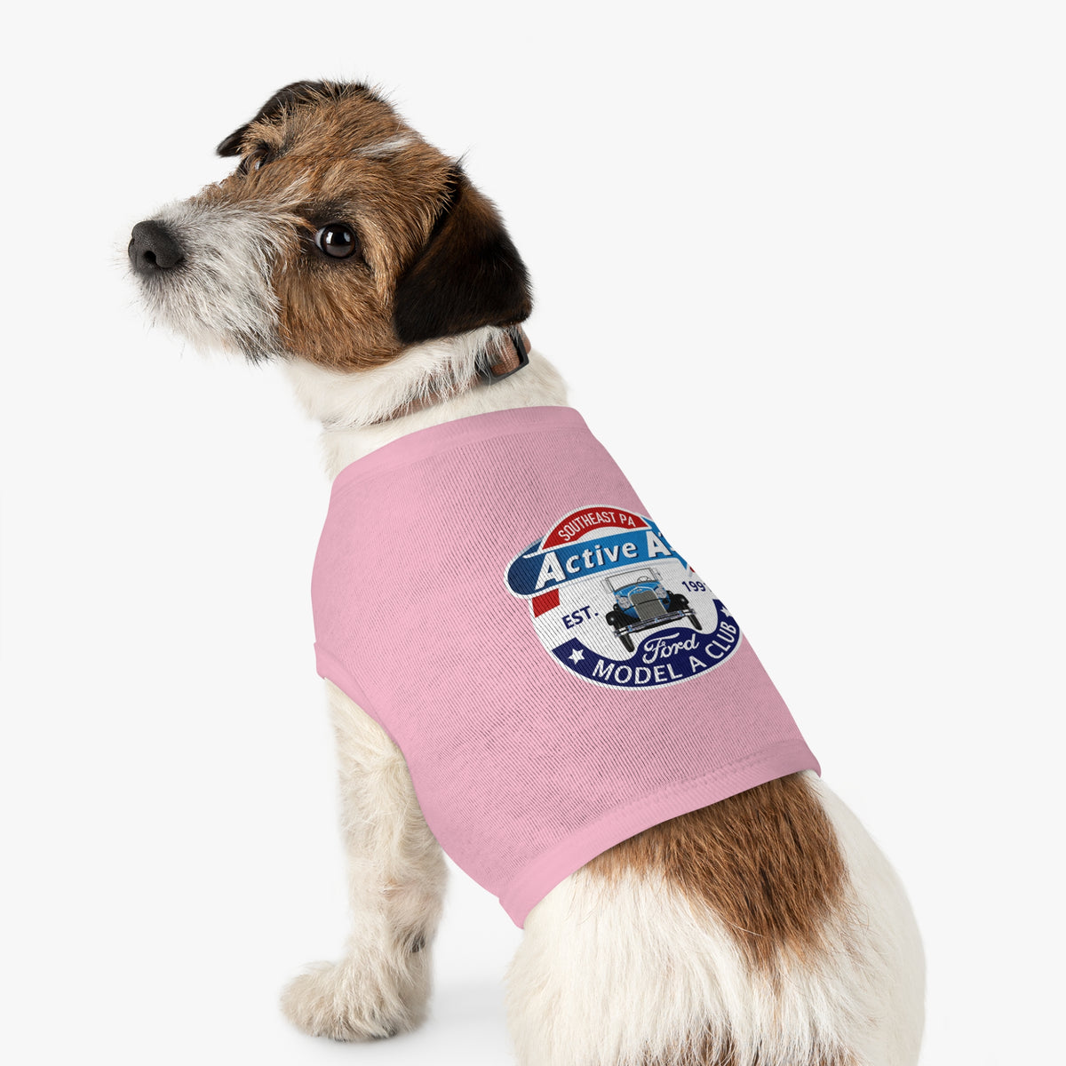 Active A's Ford Model A Club Logo Dog Shirt