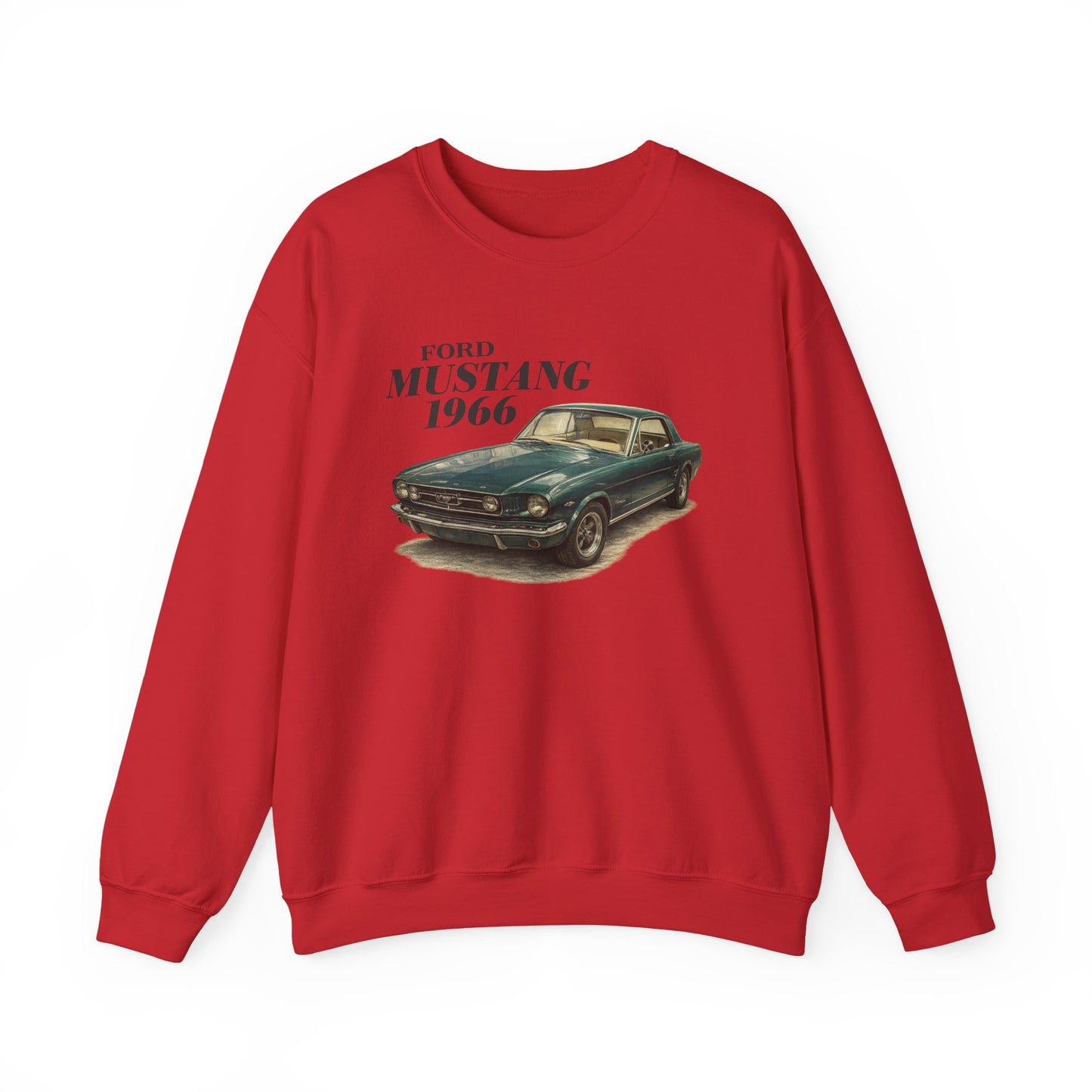 1966 Ford Mustang Sweatshirt — Vintage Classic Car Crewneck (Rick C)