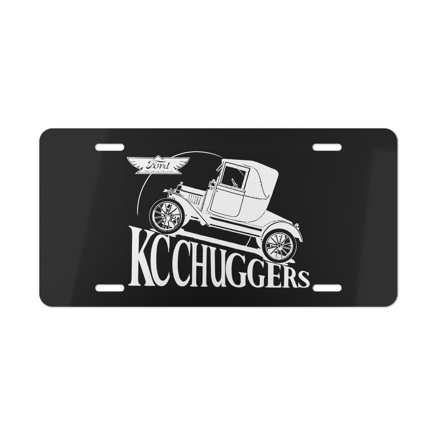 KC Chuggers Vintage Style Vanity Plate