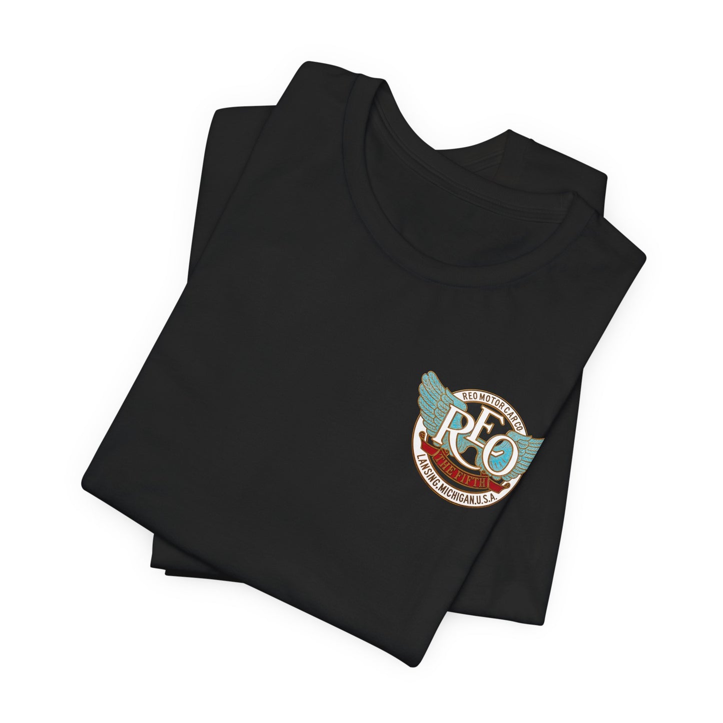 REO The Fifth 1912-1919 Logo T‑Shirt — Vintage REO Chest Emblem Tee