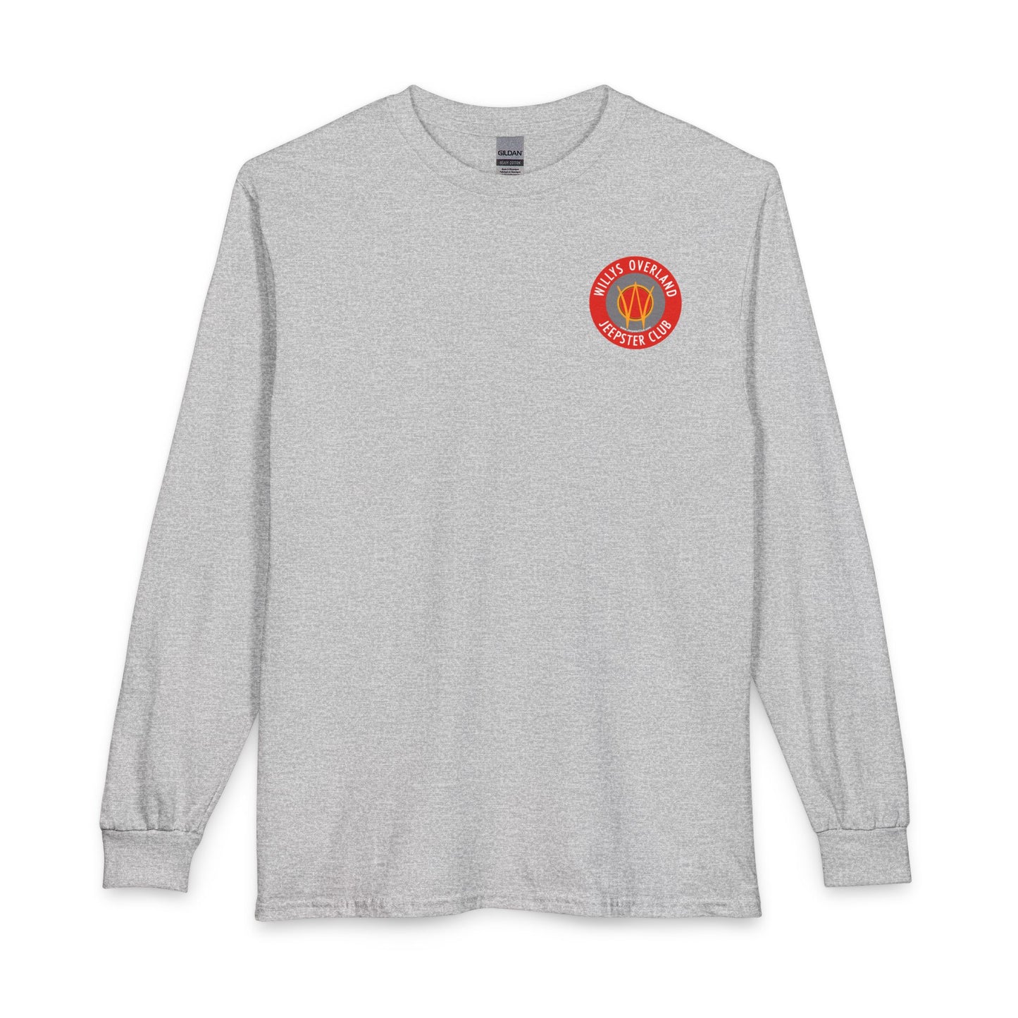 Willys Overland Jeepster Club Long Sleeve Tee - Front and Back Logos