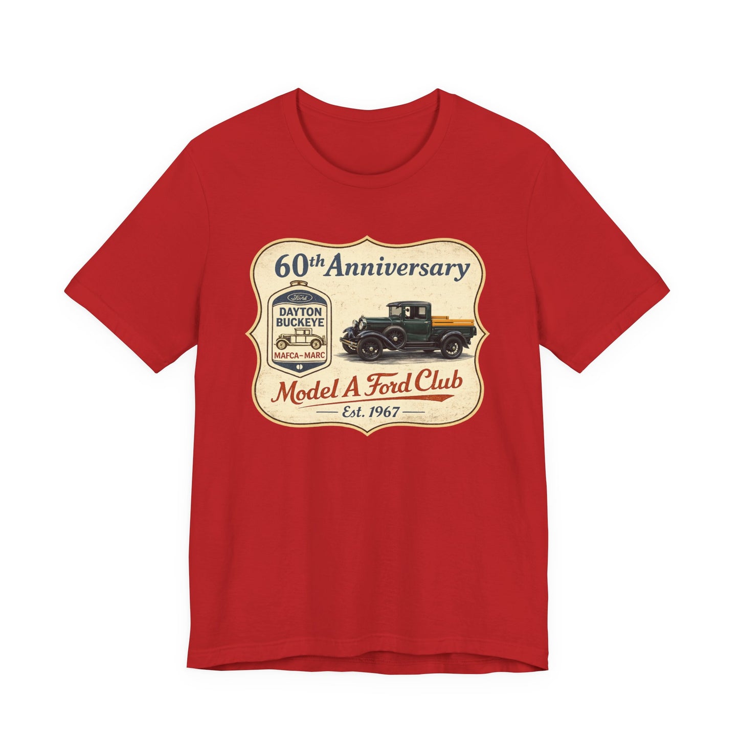 Dayton Buckeye Model A Ford Club 60th Anniversary Tee — Pickup (KS)