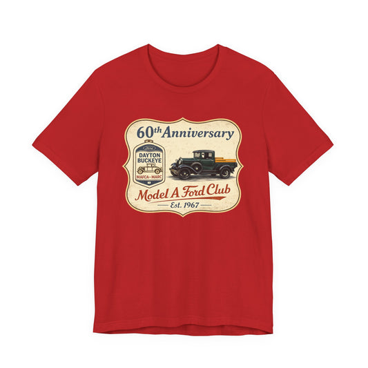 Dayton Buckeye Model A Ford Club 60th Anniversary Tee — Pickup (KS)