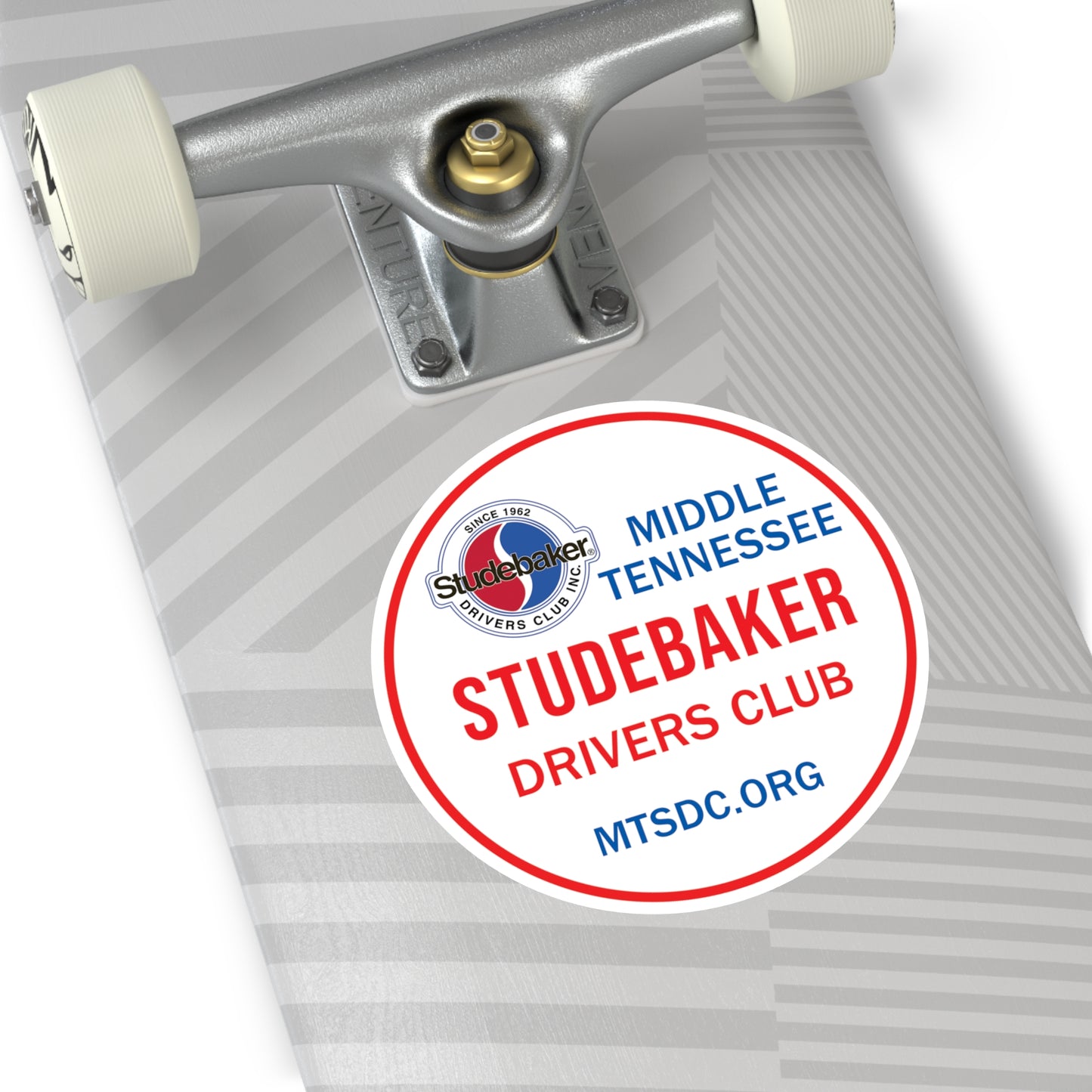 Middle Tennessee Studebaker Drivers Club Chapter Vinyl Sticker — Great for Windshields!