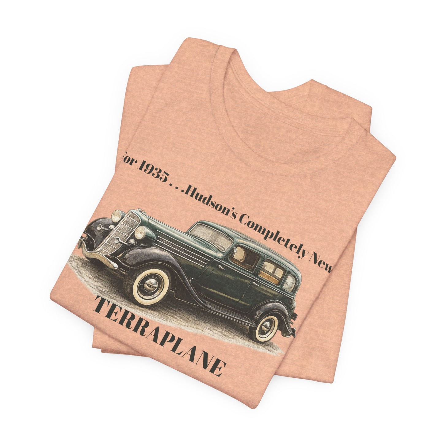 1935 Hudson Terraplane Classic Auto T‑Shirt Tee – Unisex Jersey Short Sleeve Tee (BJ)