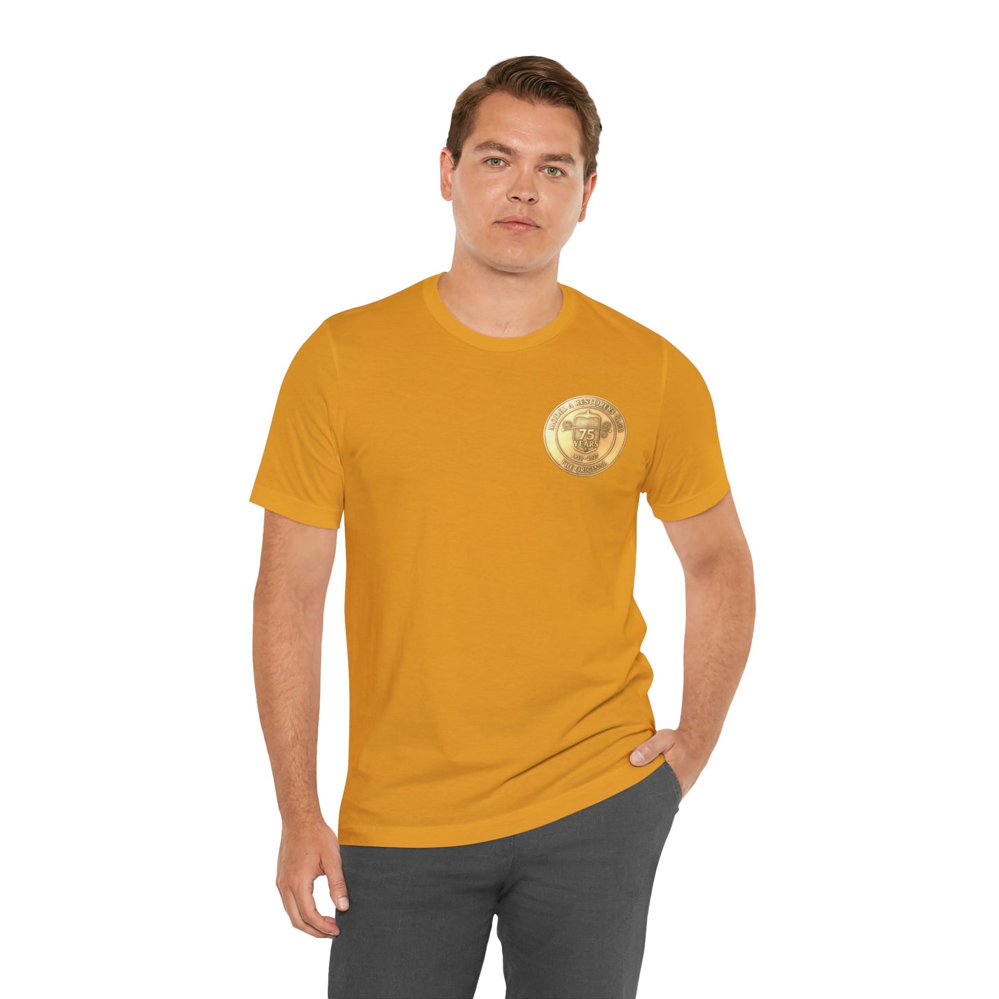 MARC 75th Anniversary Gold Chest Emblem T-Shirt