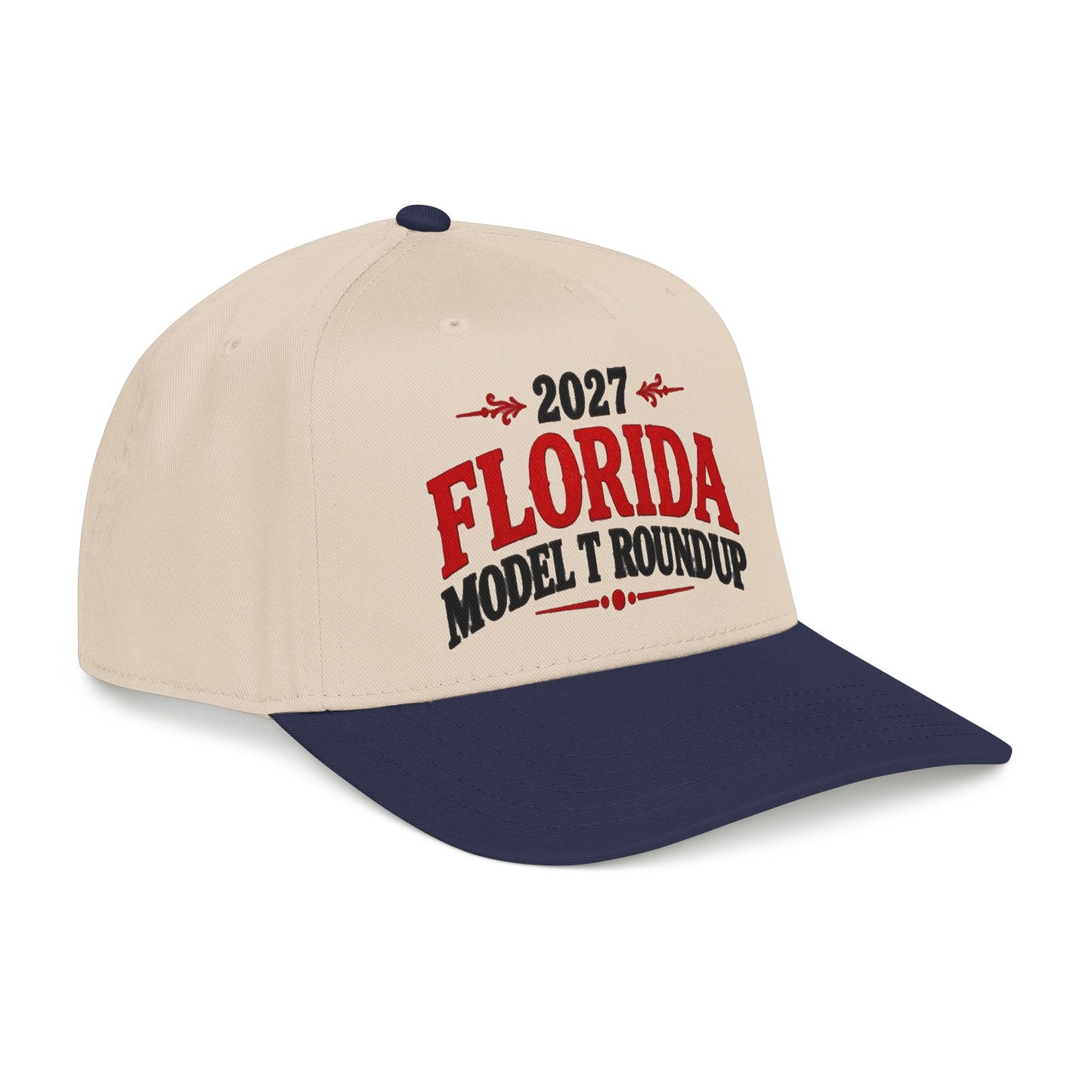 Florida Model T Roundup 2027 Printed Baseball Cap