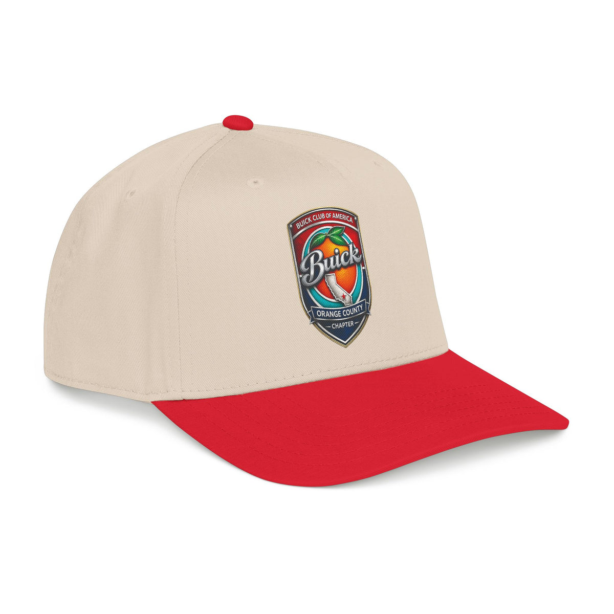 Buick Orange County Chapter Baseball Cap — Vintage Logo Mid-Profile Hat