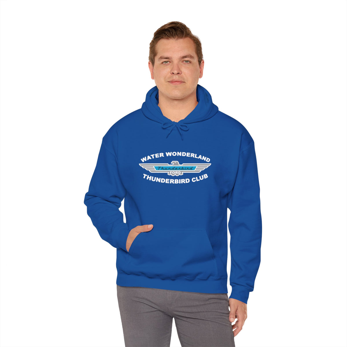 Water Wonderland Thunderbird Club Hoodie — Unisex Heavy Blend™ Hooded Sweatshirt