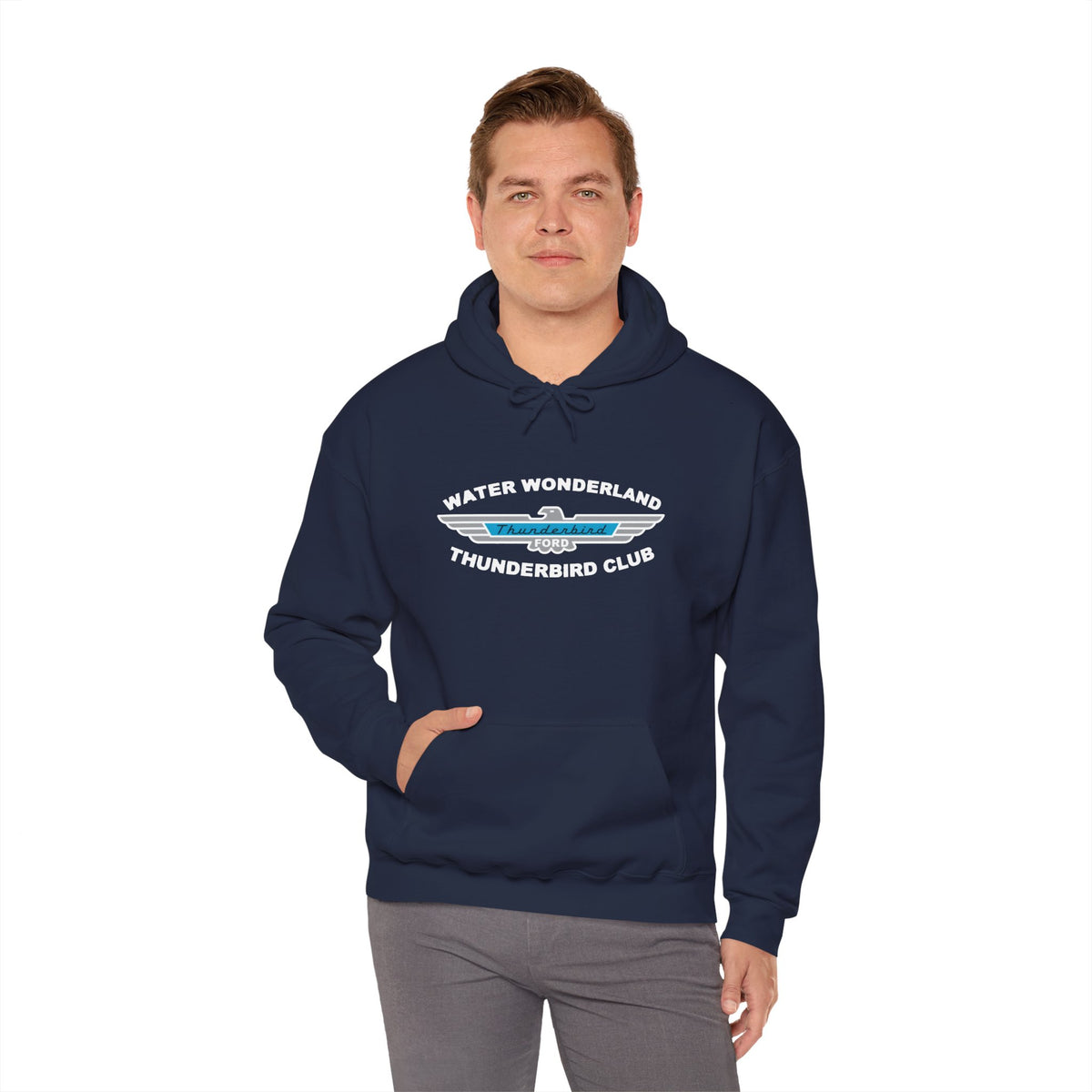 Water Wonderland Thunderbird Club Hoodie — Unisex Heavy Blend™ Hooded Sweatshirt