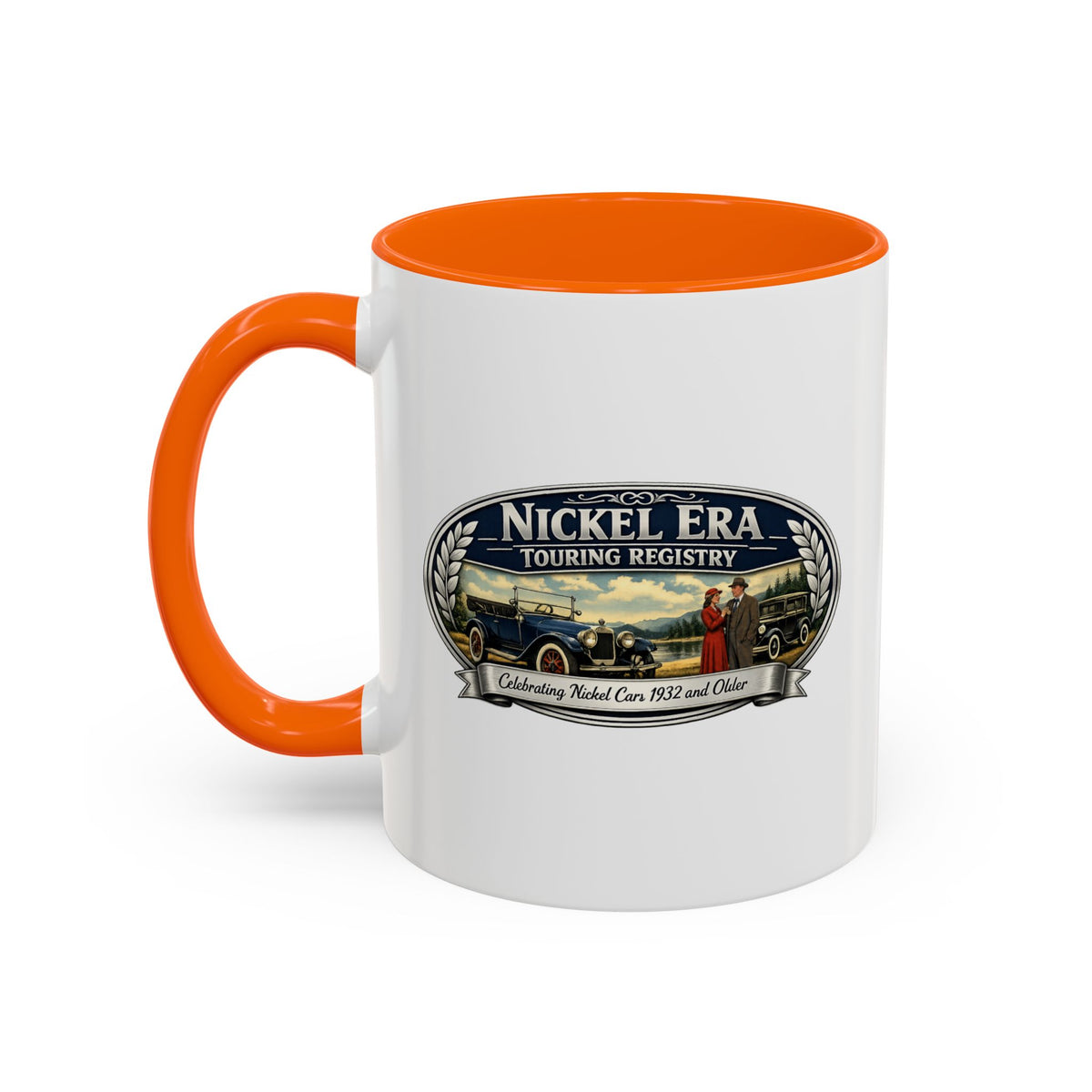 Nickel Era Touring Registry Coffee Mug — Vintage Classic Car Enthusiast Gift