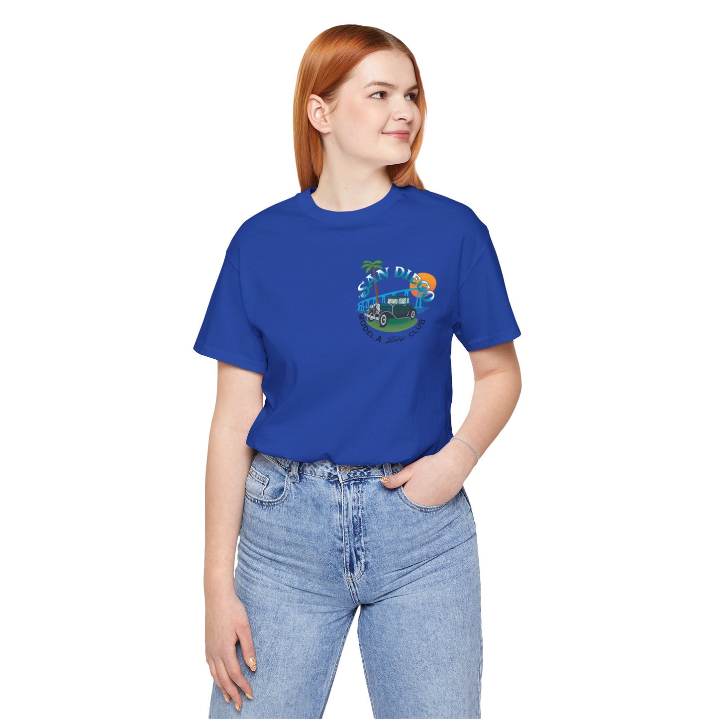 San Diego Model A Ford Club Tee — Vintage Car Sunset Shirt