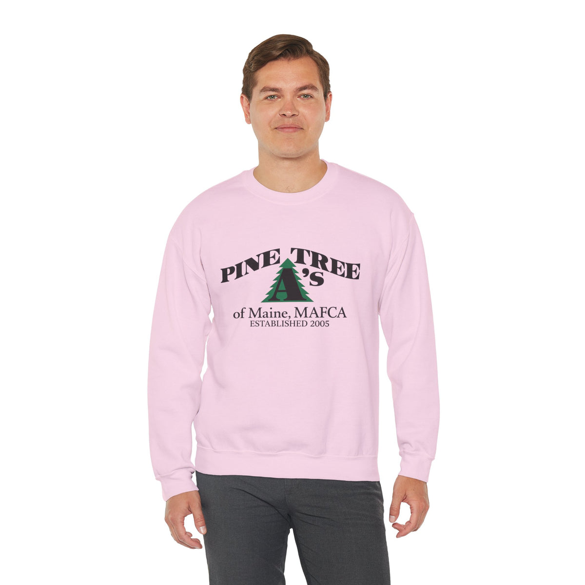 Pine Tree A's of Maine, MAFCA — Unisex Heavy Blend™ Crewneck Sweatshirt