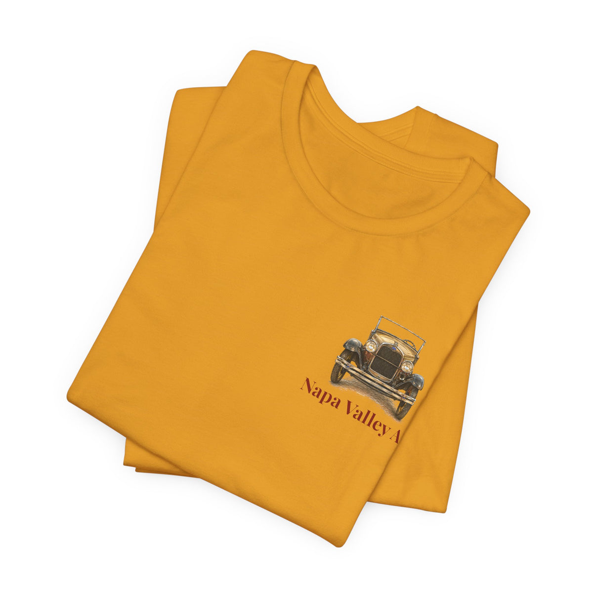 Napa Valley A's Tee — Small Front Logo and Large Back Logo