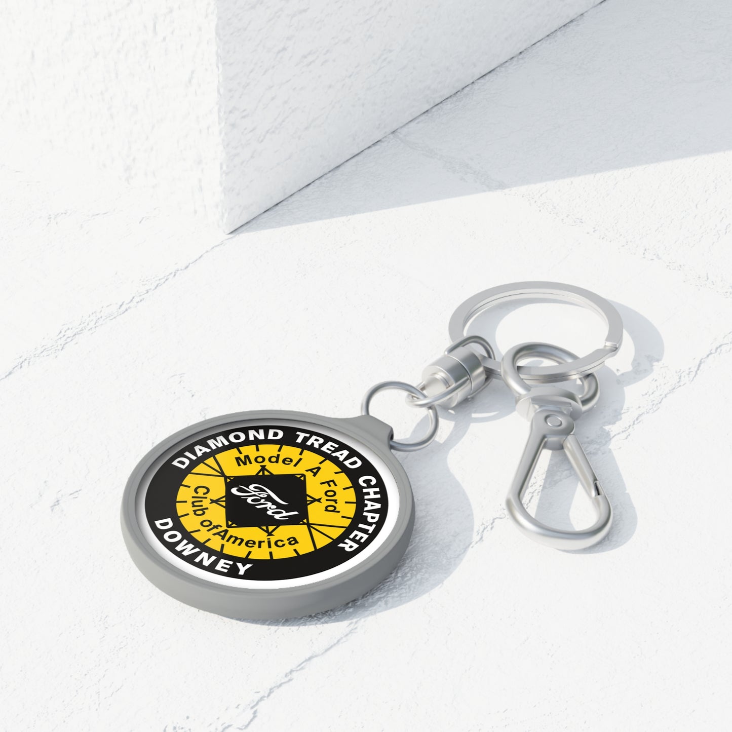Diamond Tread Chapter Downey Keyring