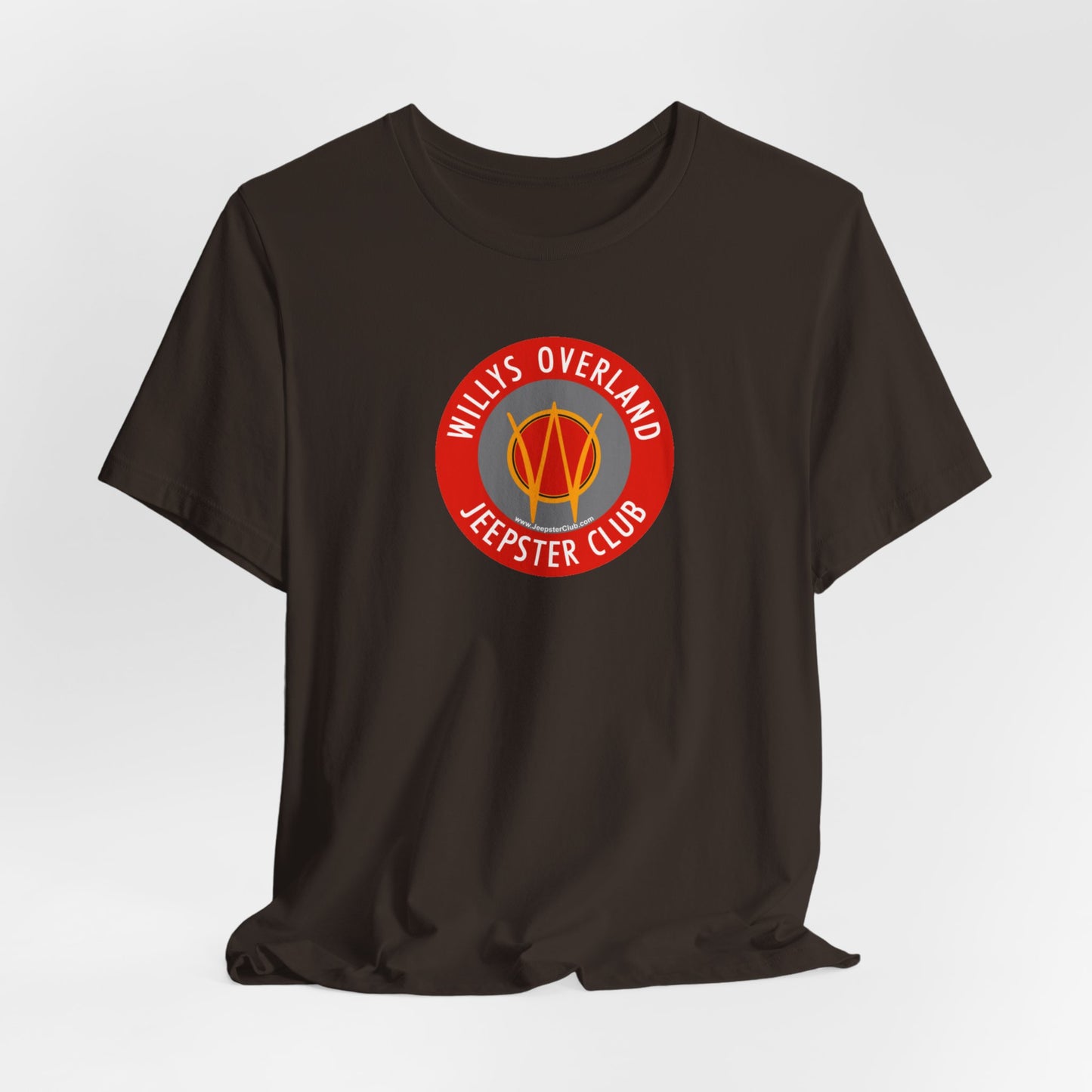 Willys Overland Jeepster Club Graphic Tee - Unisex Jersey Short Sleeve Tee