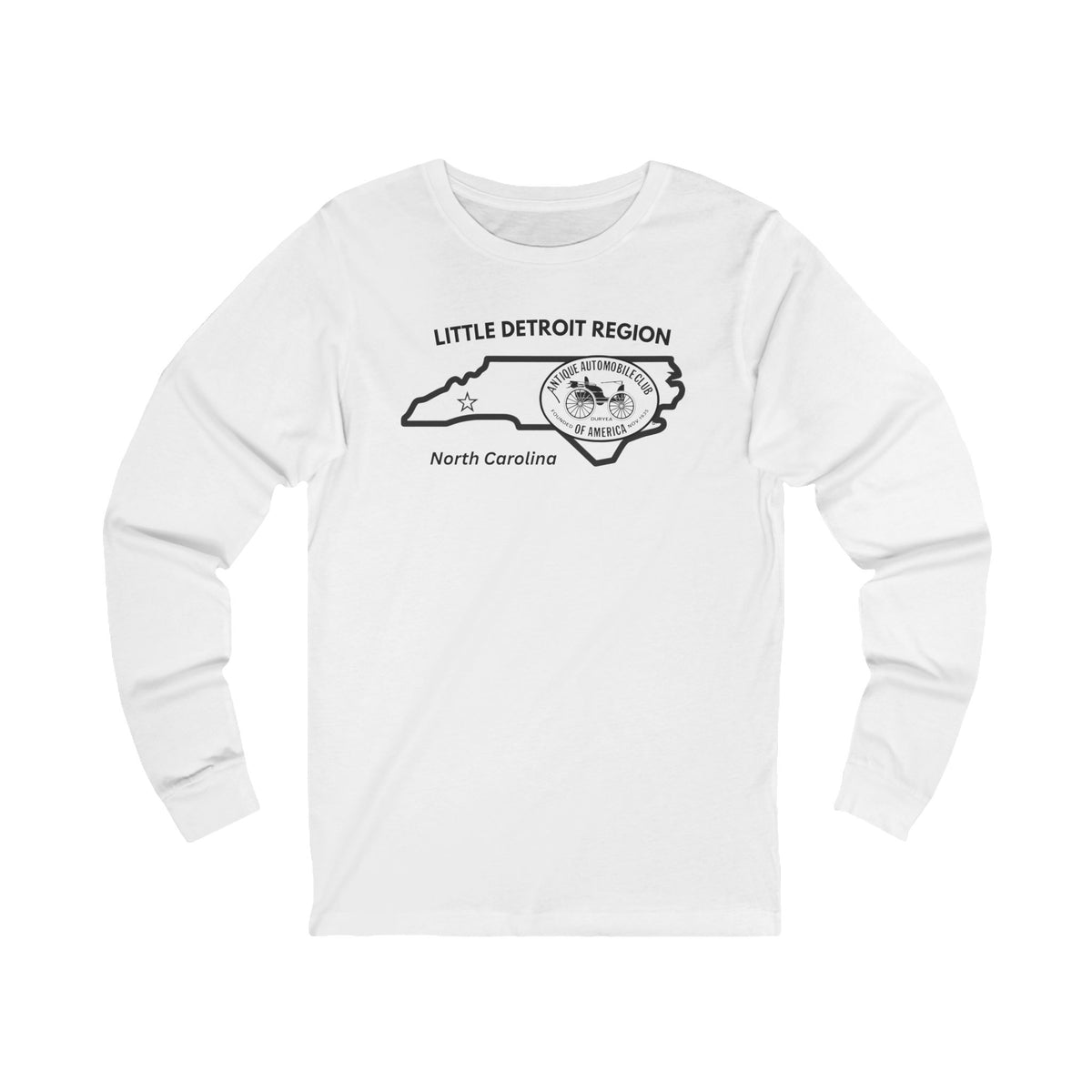 Little Detroit Region North Carolina Long Sleeve Tee