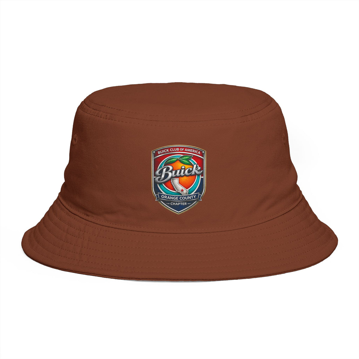 Buick Orange County Chapter Bucket Hat — Vintage Car Logo Hat for Auto Enthusiasts