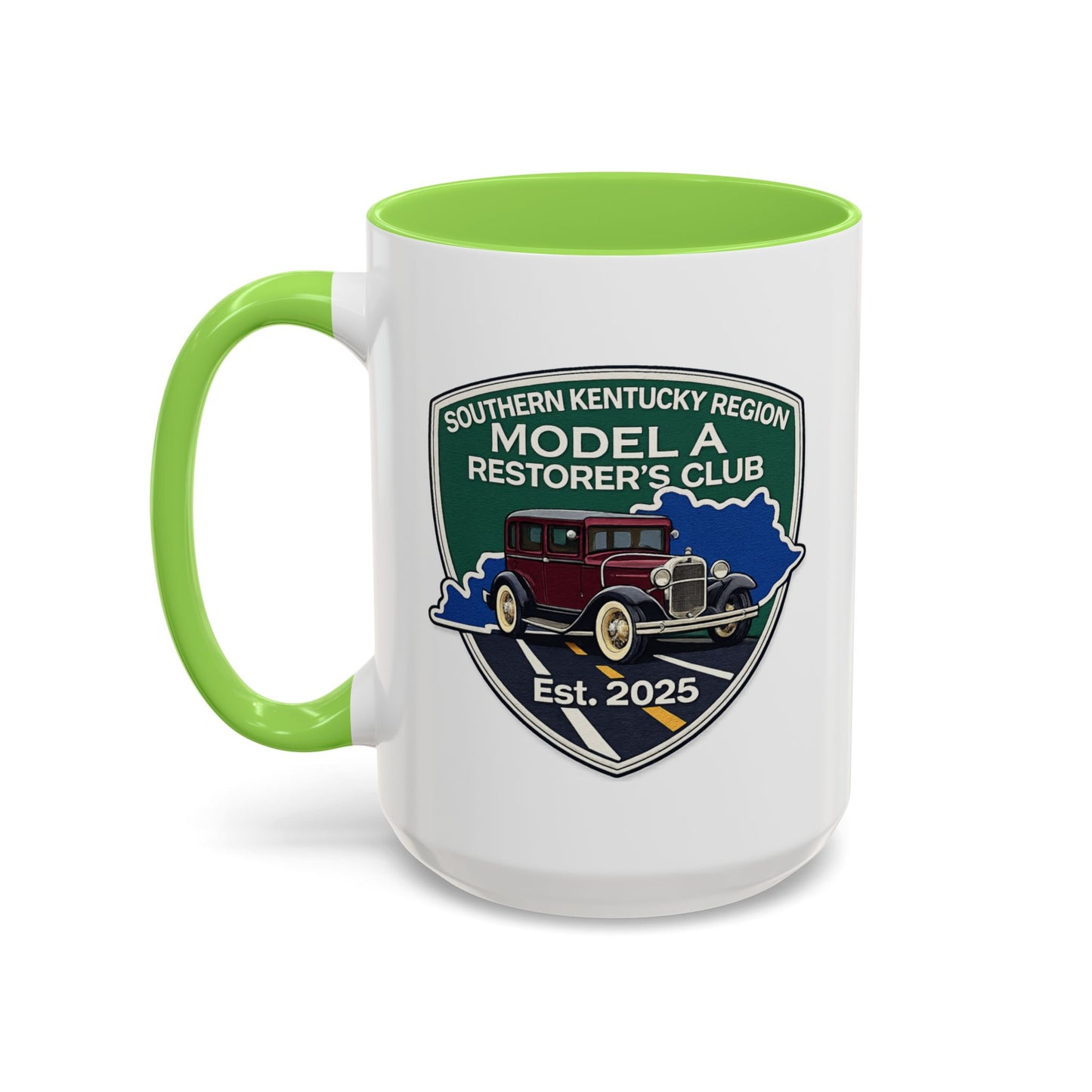 Southern Kentucky Region Model A Restorer's Club Club Mug — Southern Kentucky Region Est. 2025 (11oz/15oz)