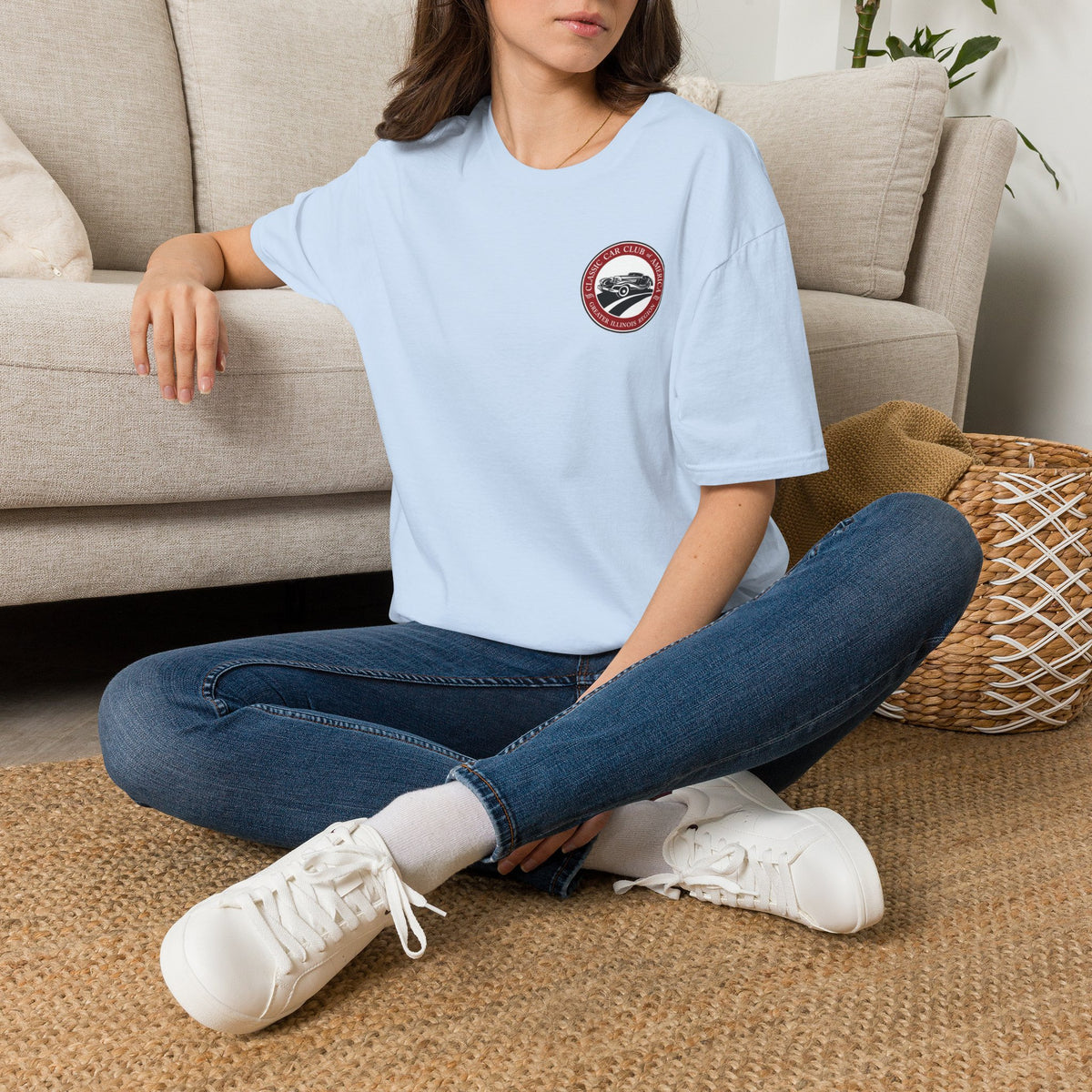 Classic Car Club of America Greater Illinois Region — Unisex Softstyle T-Shirt Front and Back Logos