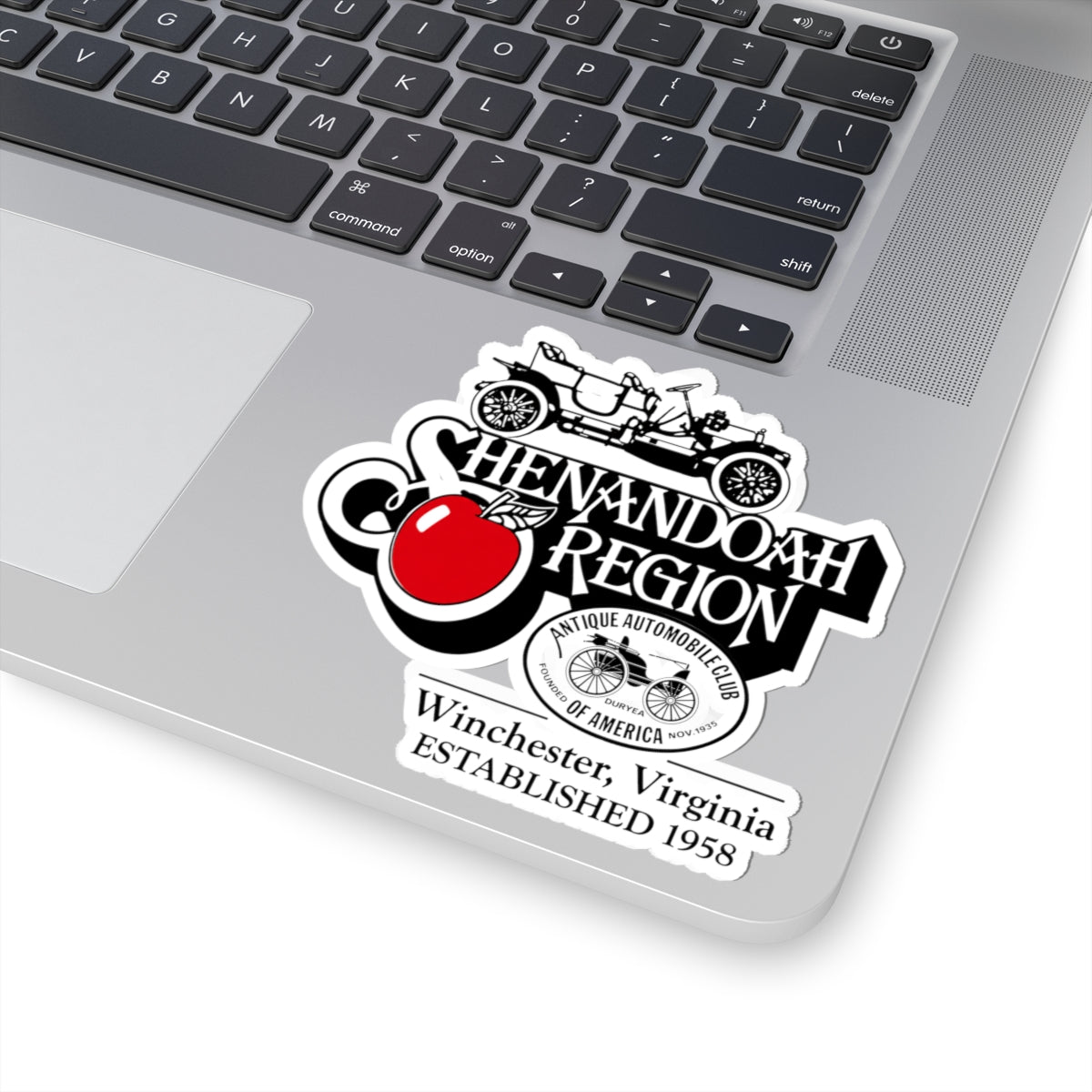 Shenandoah Region AACA Kiss-Cut Sticker — Winchester, Virginia (Established 1958)