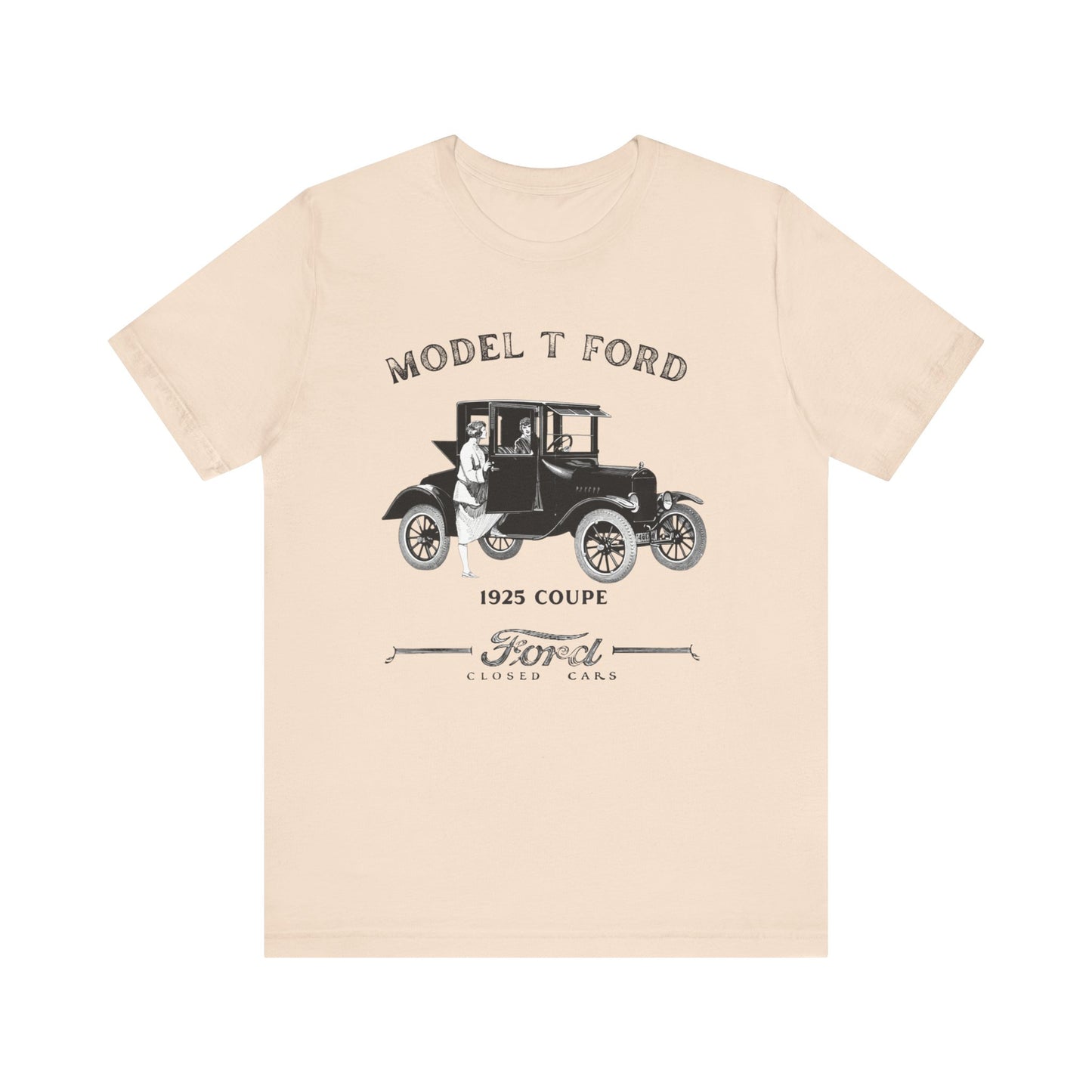 1925 Model T Ford Coupe - Classic Car Unisex Jersey Short Sleeve