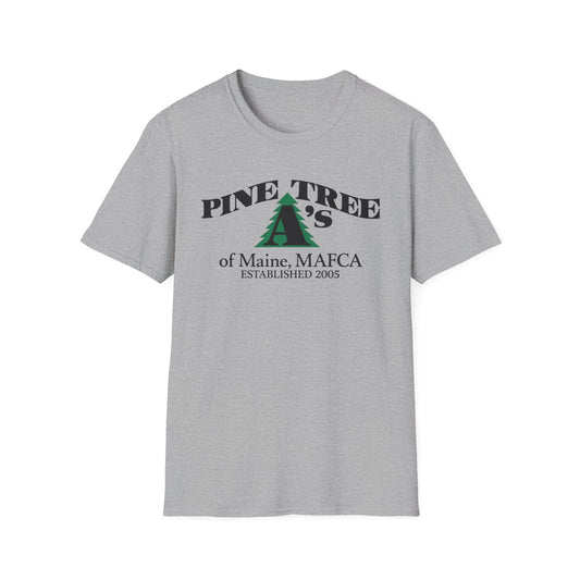 Pine Tree A's of Maine, MAFCA T-Shirt — Unisex Softstyle T-Shirt