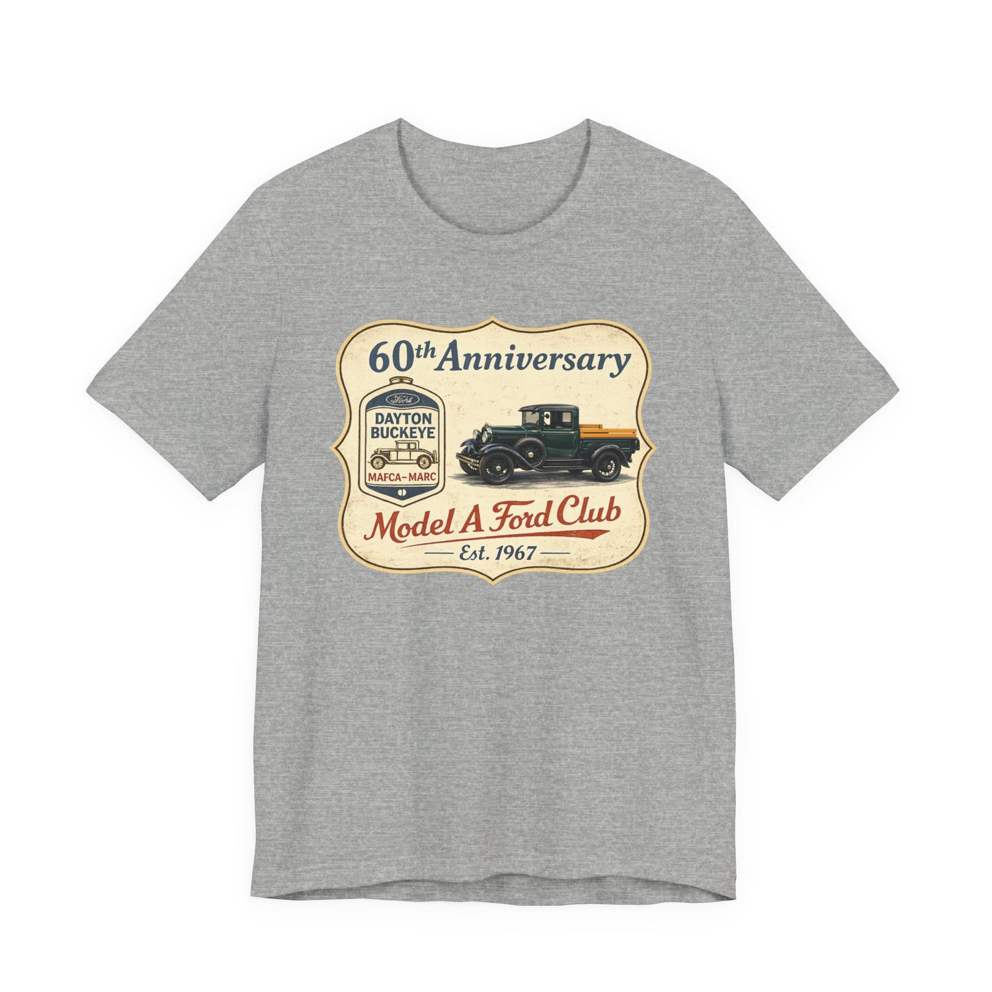 Dayton Buckeye Model A Ford Club 60th Anniversary Tee — Pickup (KS)