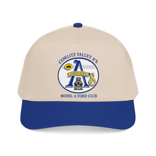 Cowlitz Valley A's Model A Ford Club Baseball Cap — Cowlitz Valley A's Vintage Car Logo