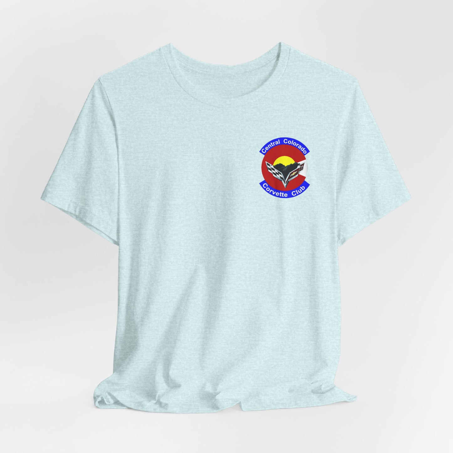 Central Colorado Corvette Club T‑Shirt — Front and Back Logos