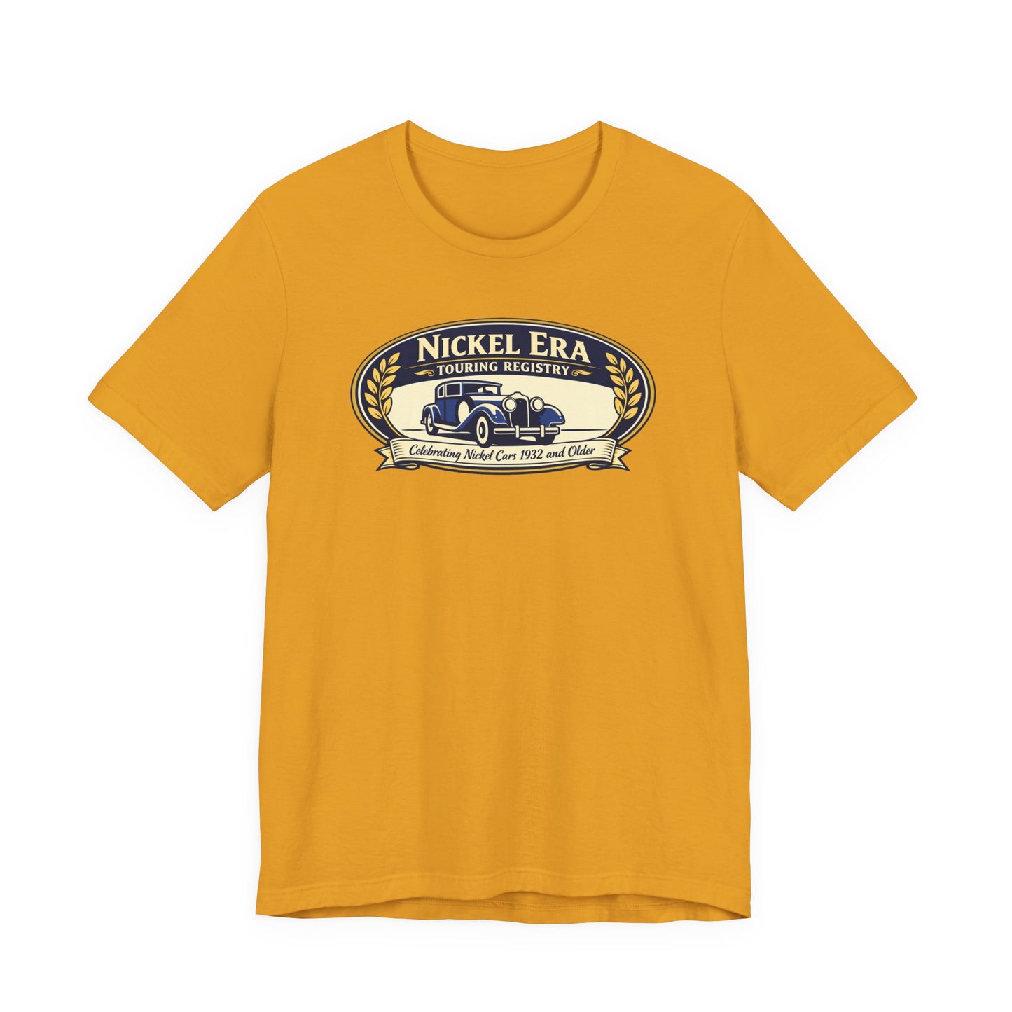 Nickel Era Touring Registry Tee — Vintage Classic Car T‑Shirt